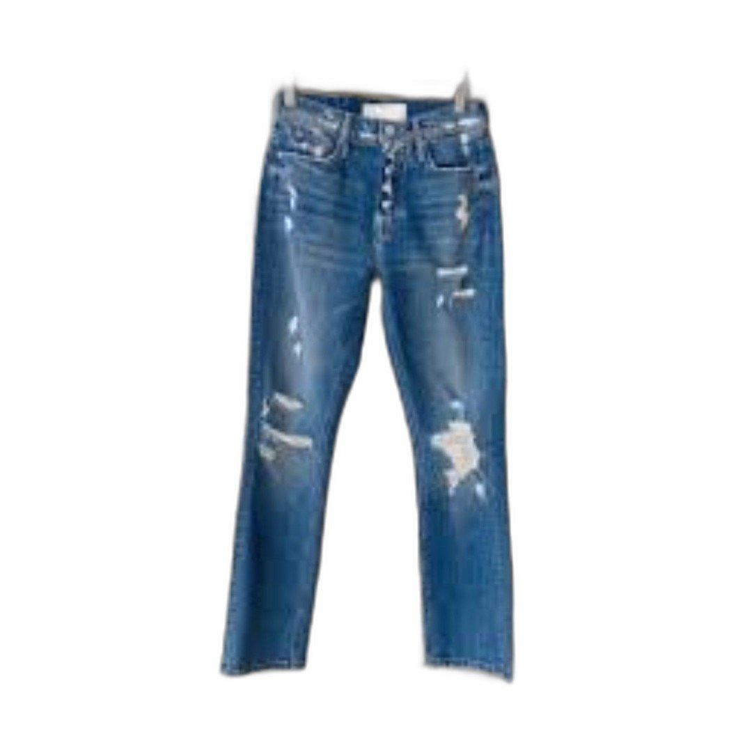 MOTHER MOTHER The Mid Rise Fly Cut Dazzler Ankle Walking on Stones Size 24" / US 00 / IT 34 - 7 Thumbnail