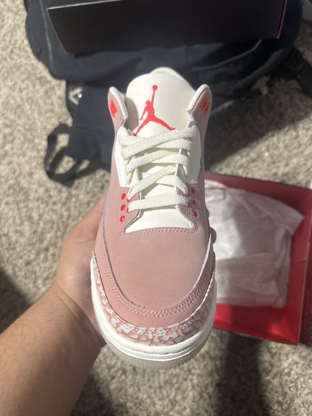 Jordan Brand Jordan 3 Retro ‘Rust Pink’ Size US 8.5 / EU 41-42 - 4 Thumbnail