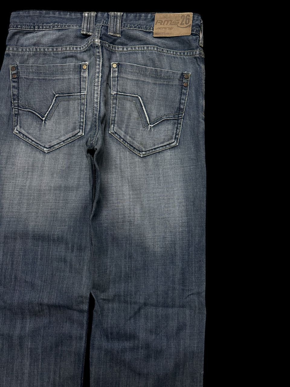 Japanese Brand SICK Japanese RMS Thrashed Faded Distressed Straight Jean Size US 31 - 17 Thumbnail