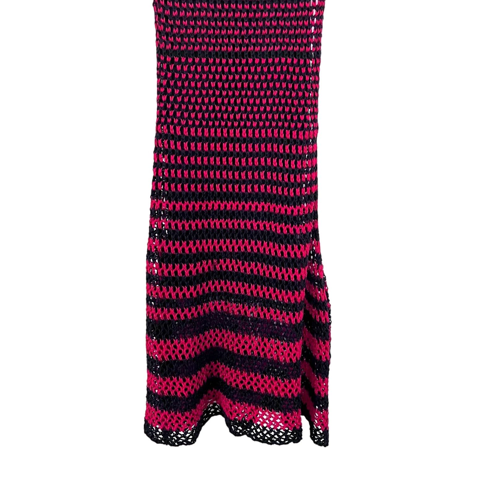 zara black crochet dress One Shoulder Ruffle Dress