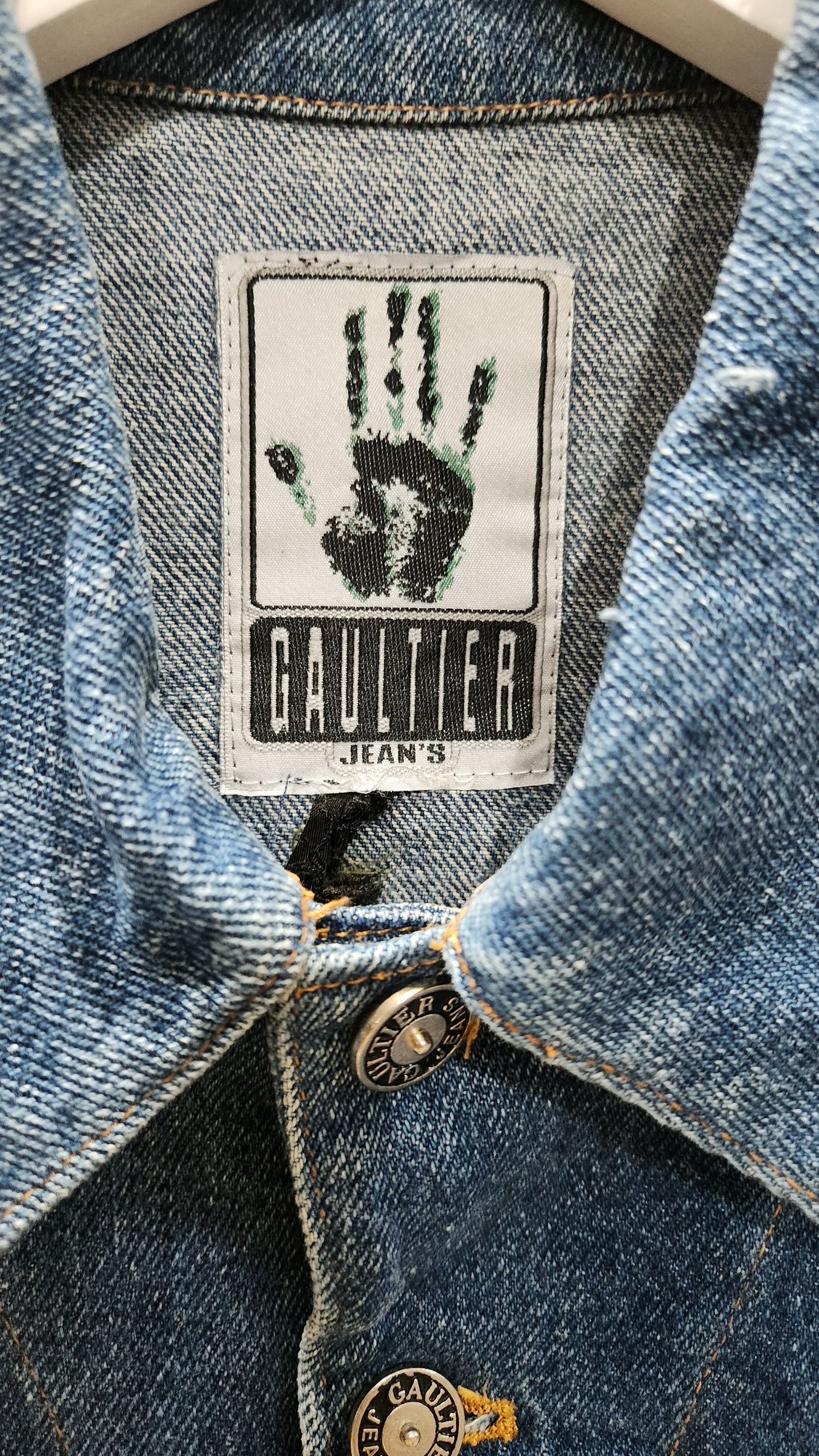 Jean Paul Gaultier JEAN PAUL GAULTIER DENIM JEANS JACKET MIX JNIT Size ONE SIZE - 2 Thumbnail