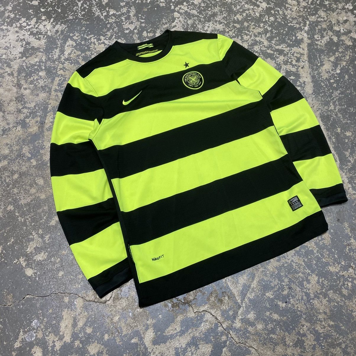 Nike × Vintage Nike Celtic 2009/2010 Away Long Sleeve Soccer Football Jerse Size US S / EU 44-46 / 1 - 11 Thumbnail