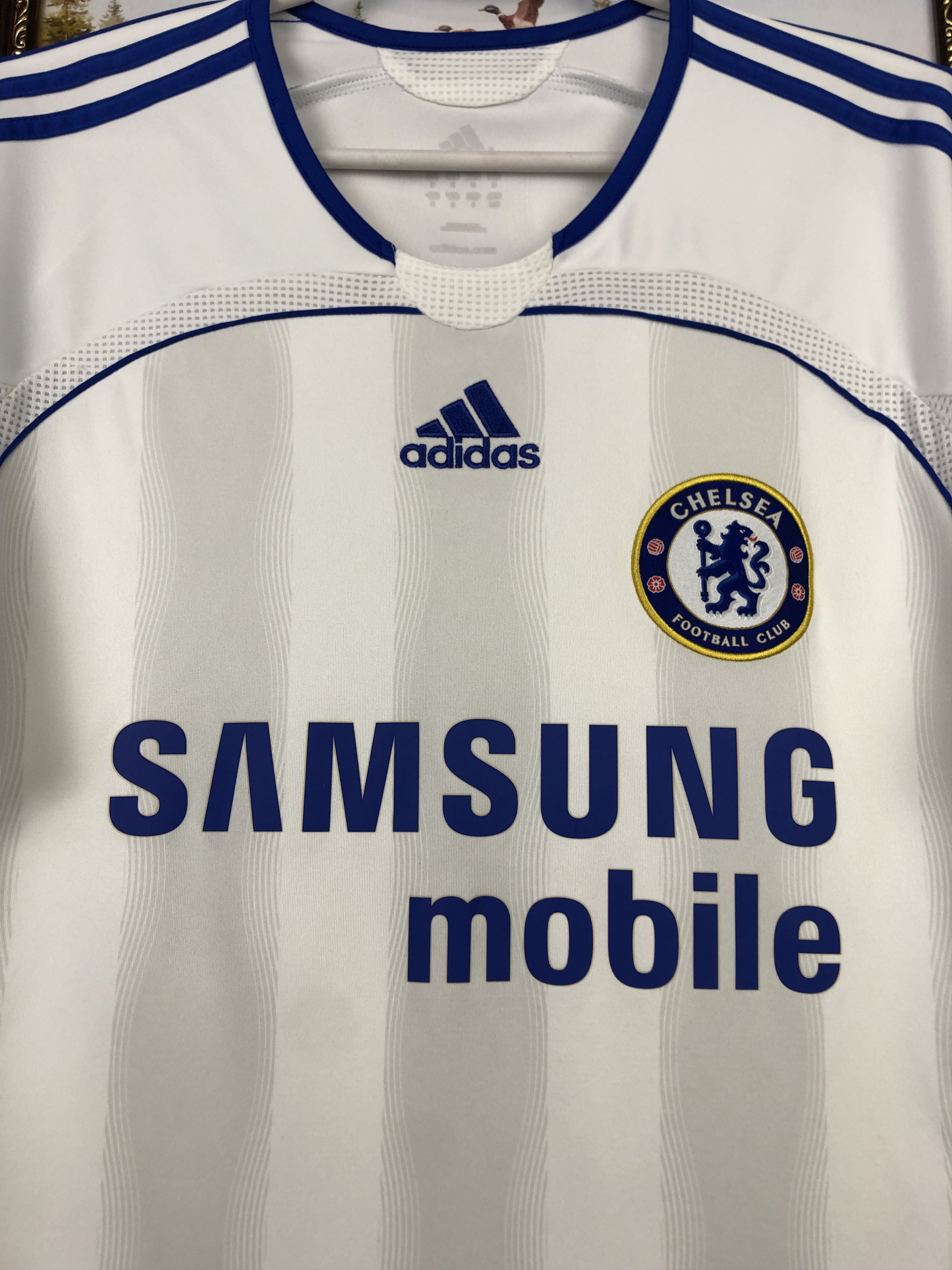 Adidas Chelsea Away football shirt 2006 Soccer Adidas Jersey Trikot Size US M / EU 48-50 / 2 - 3 Thumbnail