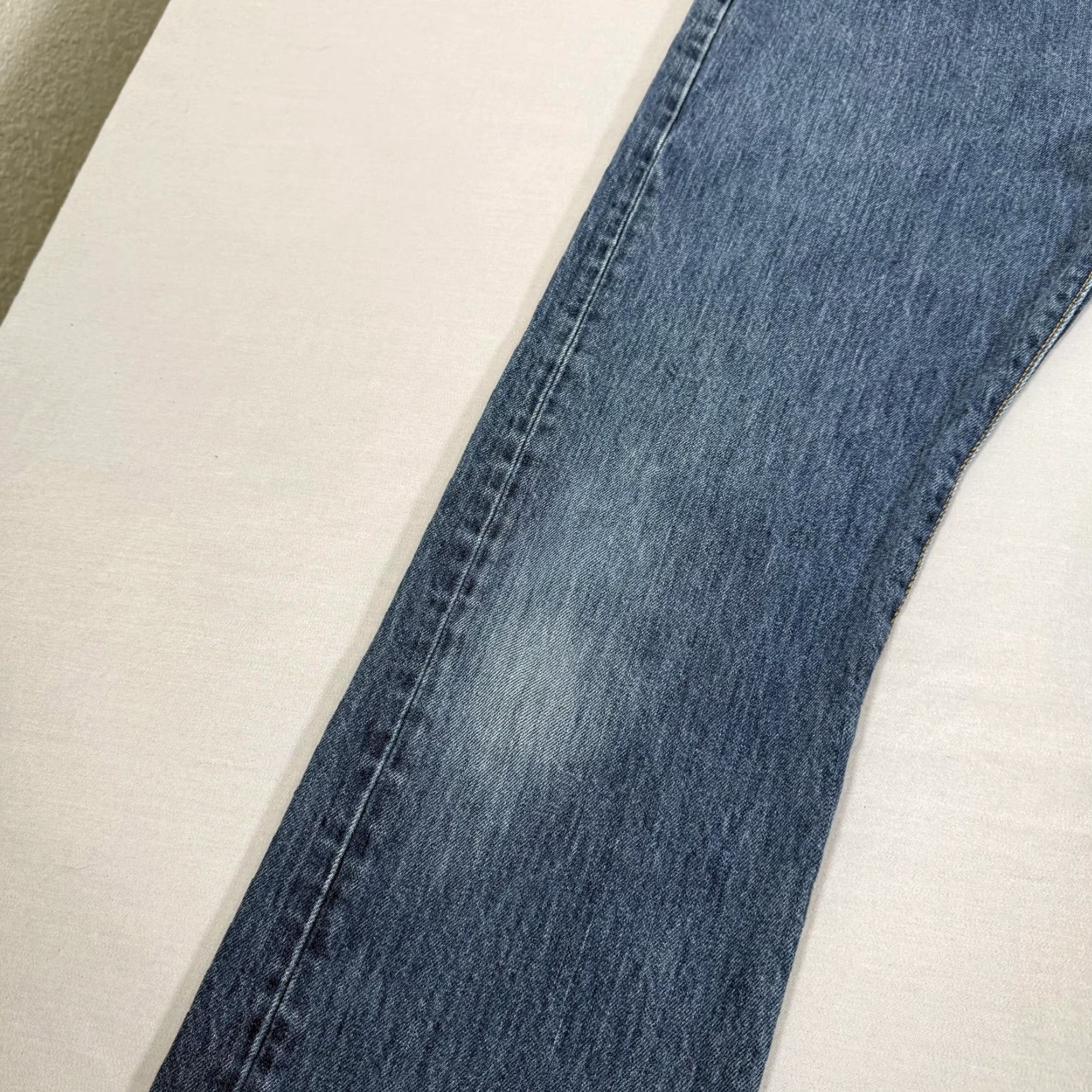 Levi's Levis Jeans Mens 34x32 Blue 501 Straight Denim Pants Western Cowboy Work Size US 34 / EU 50 - 3 Thumbnail