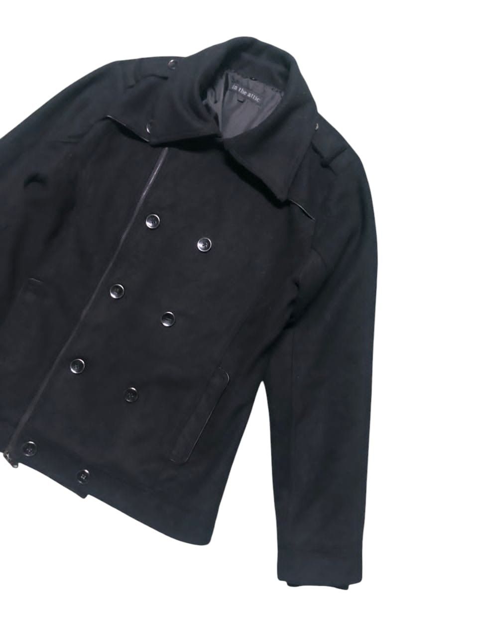14th Addiction × If Six Was Nine × Japanese Brand In The Attic Double Collar Double Breasted Wool Jacket Size US M / EU 48-50 / 2 - 7 Thumbnail