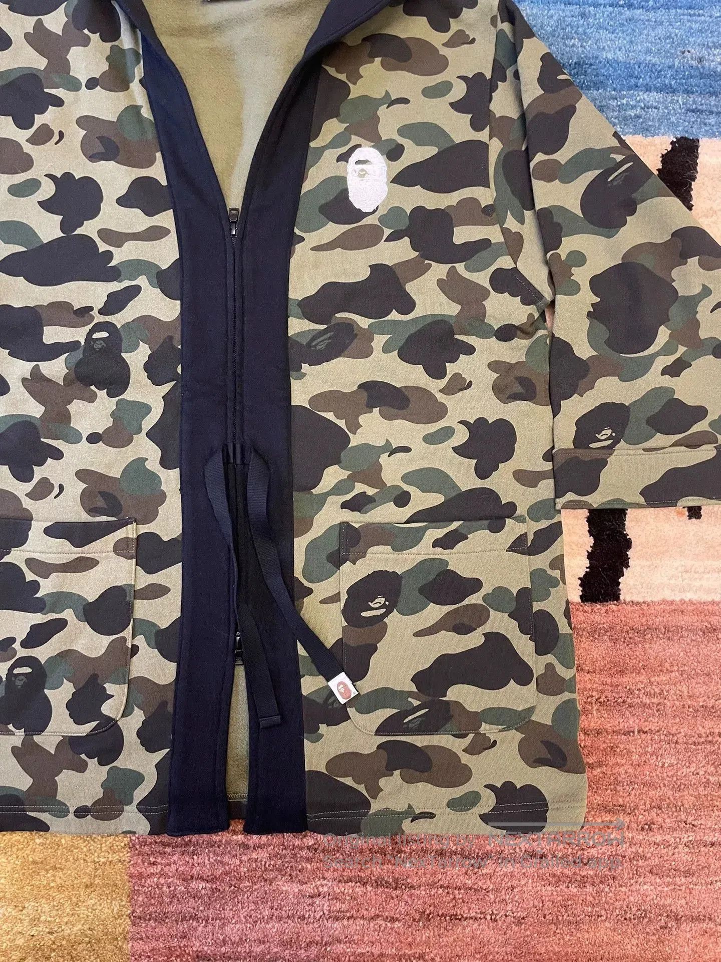 Bape Bape Classic Green Camo Robe Coat. Size US L / EU 52-54 / 3 - 4 Thumbnail