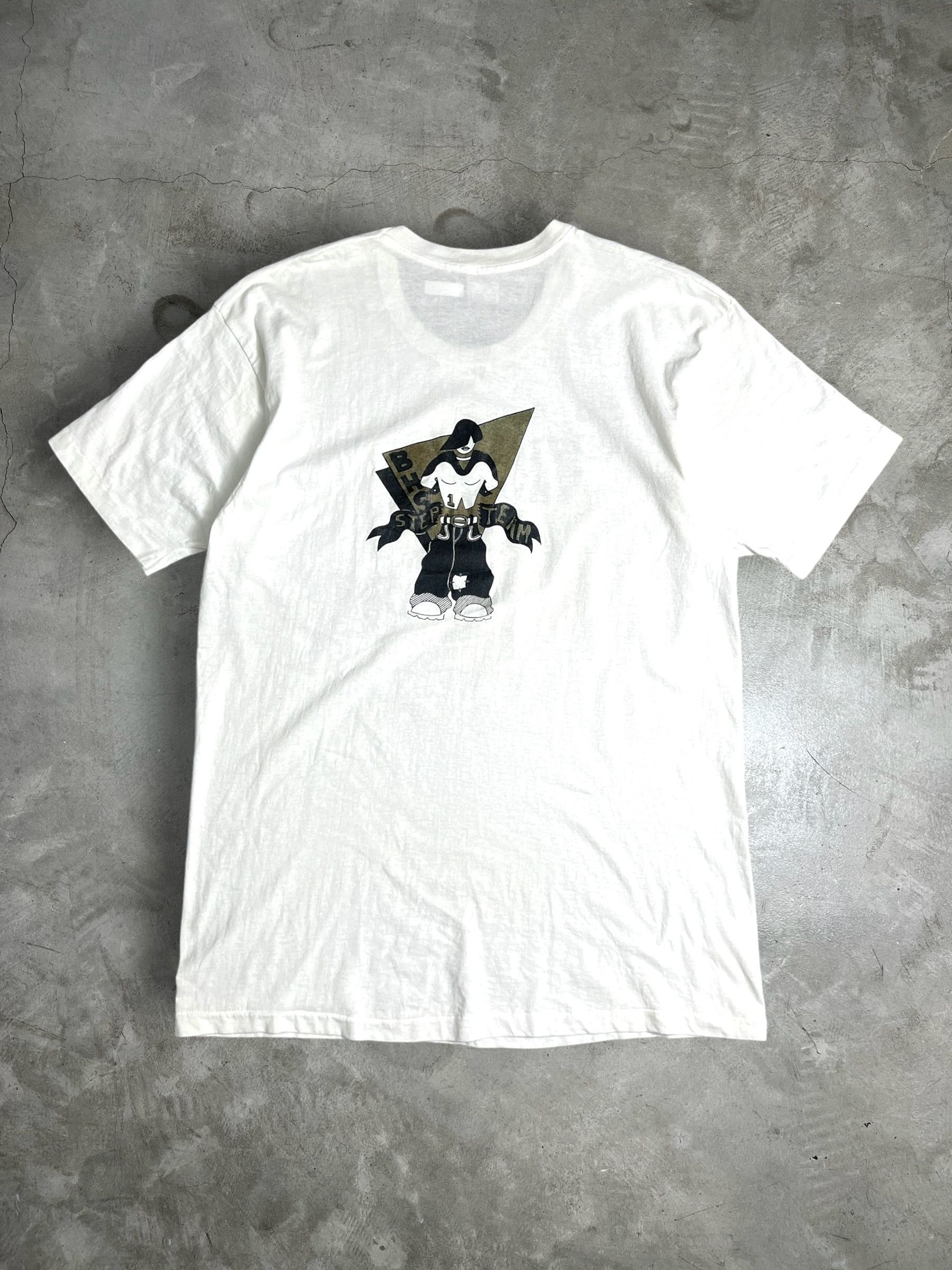 Hanes Vintage 90s BHS Step Team Crew Tee (XL) GTME454 Size US XL / EU 56 / 4 - 5 Thumbnail