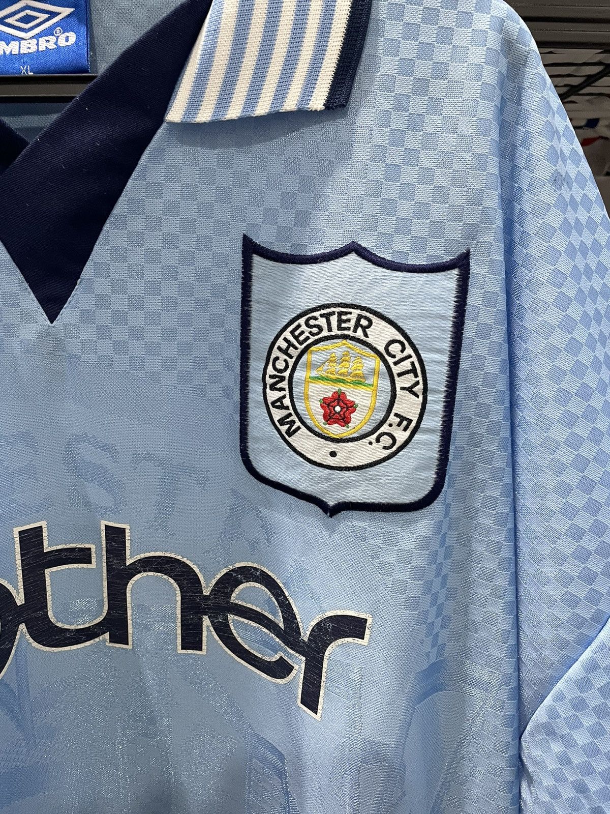 Umbro × Vintage Manchester City Home Kit 1995/97 Size US XL / EU 56 / 4 - 3 Thumbnail