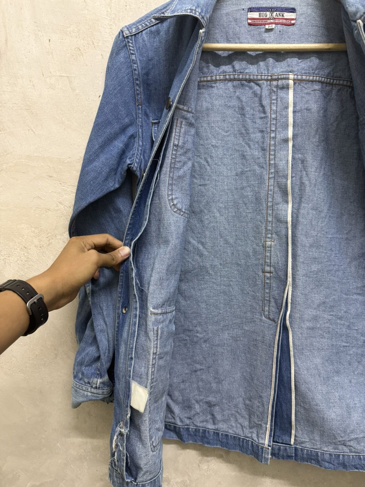 Vintage Vintage Big Yank Blue Denim Jean Trucker Jacket Size US M / EU 48-50 / 2 - 13 Thumbnail