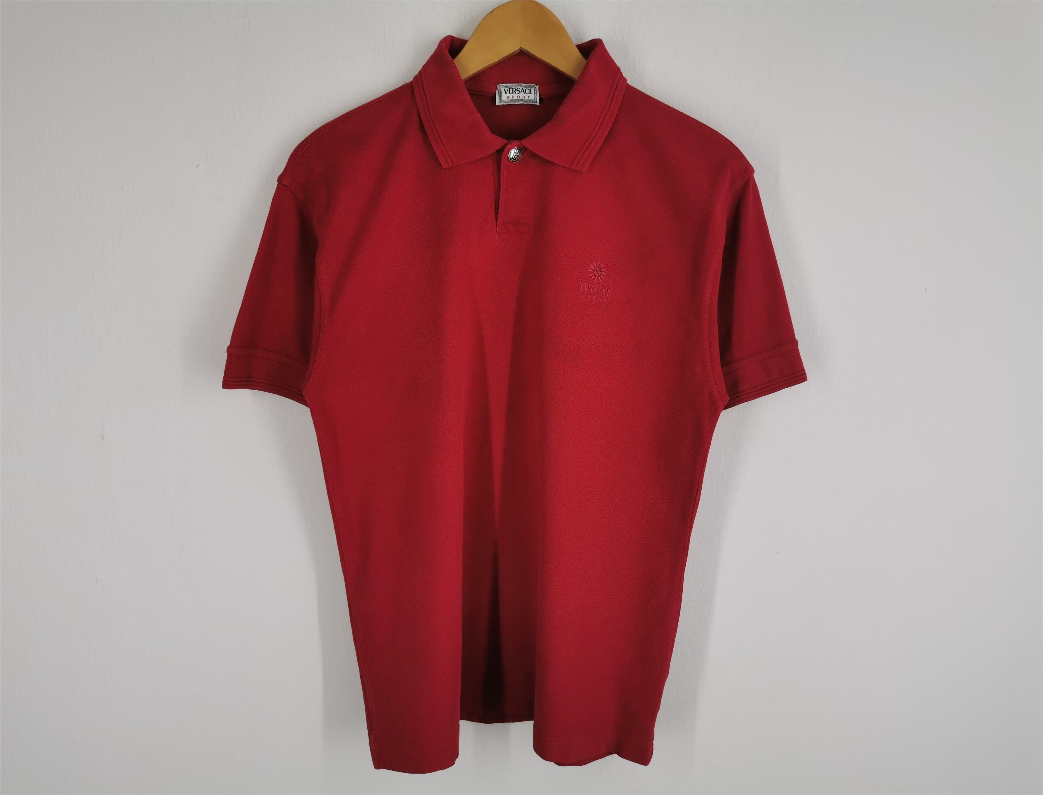 Versace Vintage 90's Versace Polo Shirt Size M Size US M / EU 48-50 / 2 - 1 Thumbnail