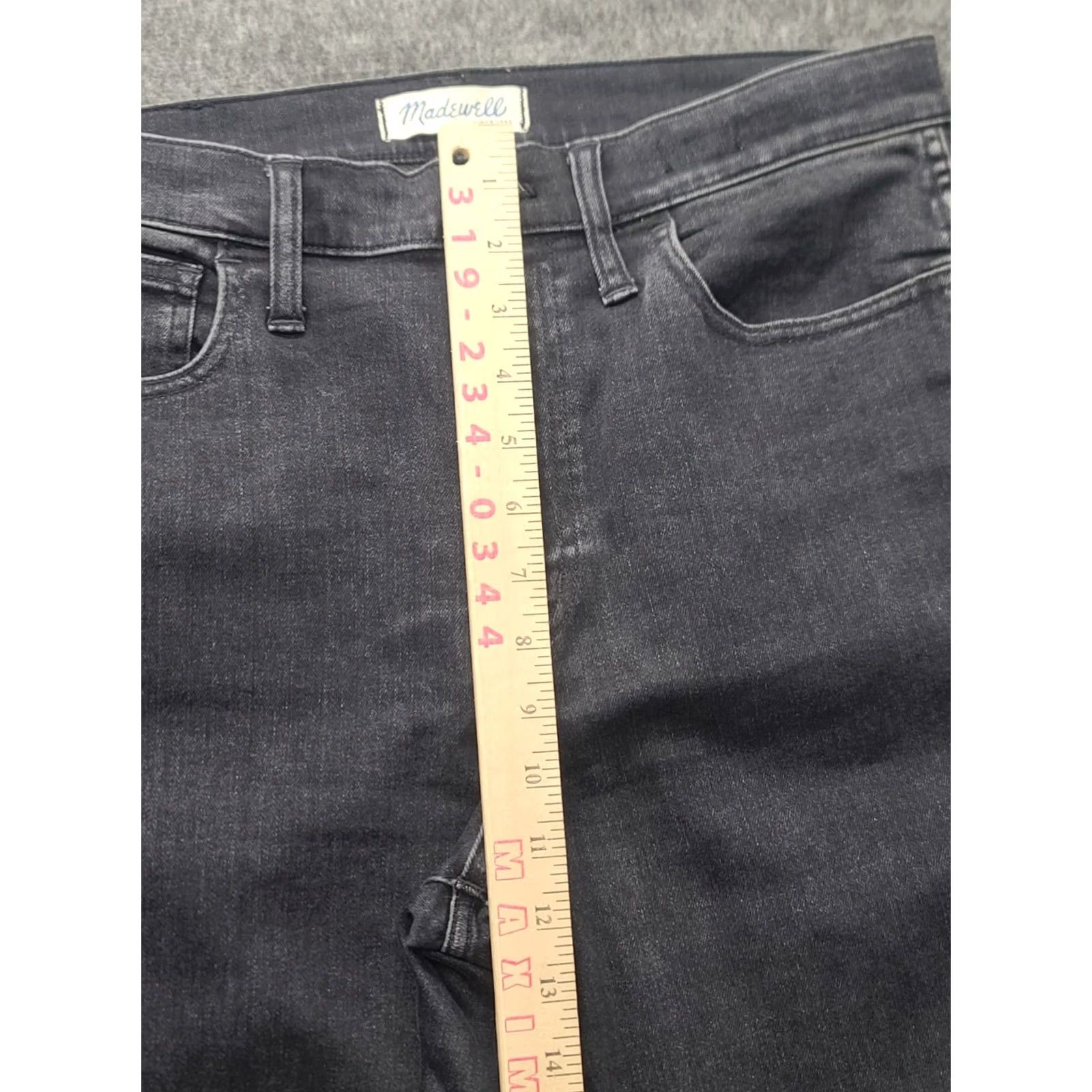 Madewell Madewell Jeans Womens 31x27 High Riser Skinny Charcoal Wash Skinny Jeans 31 Gray/Black Madewell Womens Jeans Size 24" / US 00 / IT 34 - 5 Thumbnail