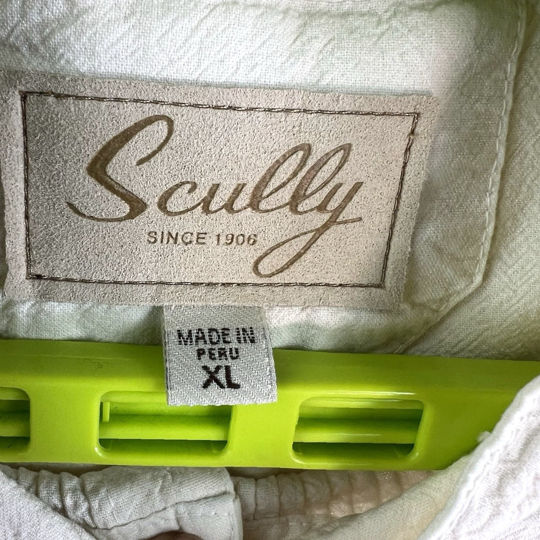 Vintage Skully Western Peruvian Cotton 1/4 Button-Up Band Shirt Mens XL Ivory Shirt Mens XL Ivory Western Band Collar Button-Up Casual Modern Size US XL / EU 56 / 4 - 6 Thumbnail