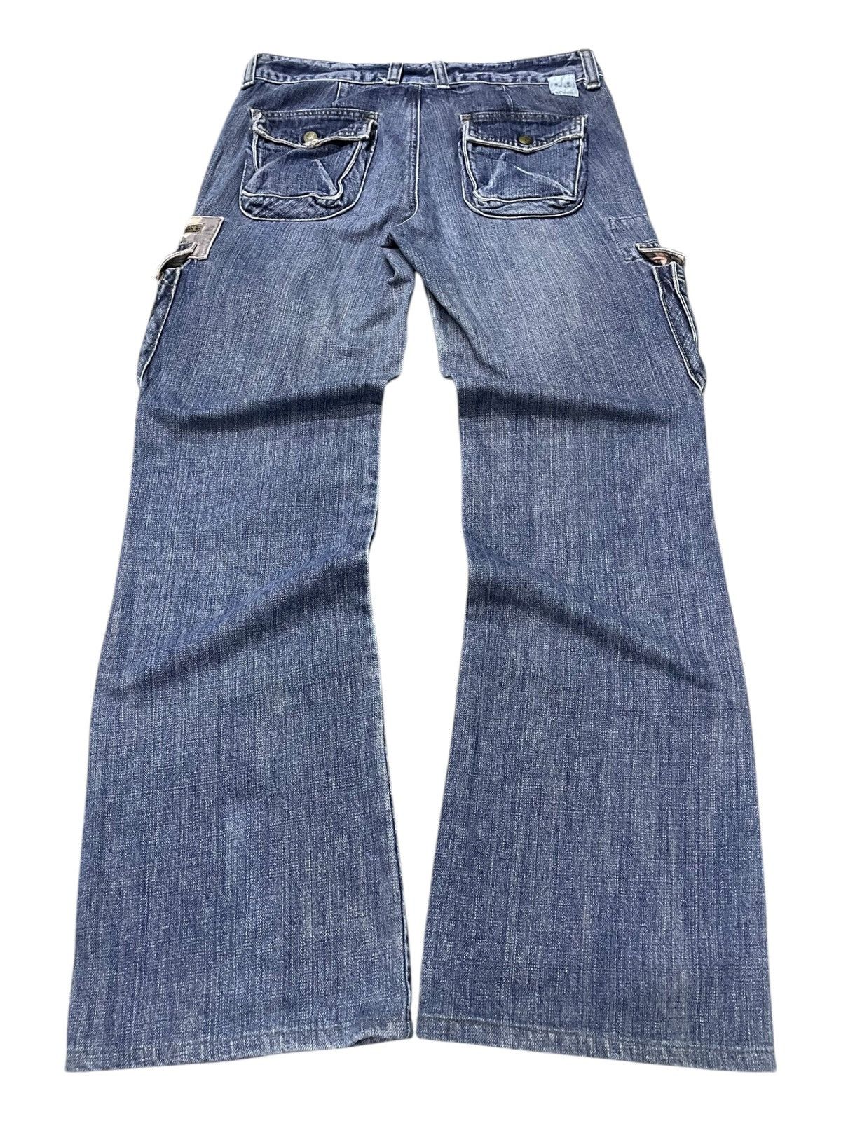 Hysteric Glamour ETBOITE Japan Cargo Flare Surplus Denim Jeans Size US 30 / EU 46 - 2 Thumbnail