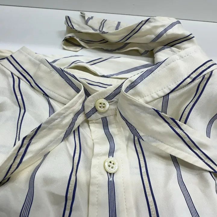 Balenciaga Balenciaga Balenciaga Striped Long Sleeve Casual Shirt -25 Size US S / EU 44-46 / 1 - 4 Thumbnail