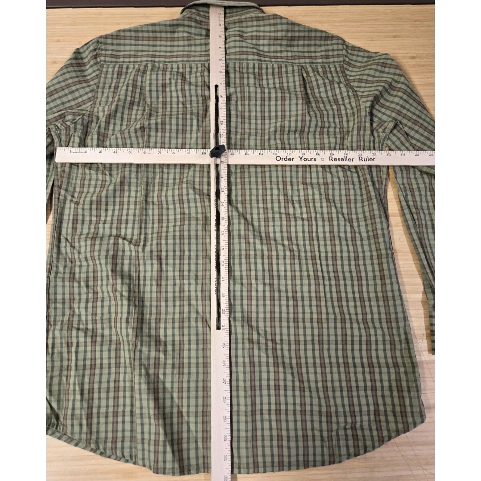 Vintage Beretta Shirt Mens Large Green Plaid Button Down Long Sleeve Hunting Tartan NWT Size US L / EU 52-54 / 3 - 8 Thumbnail