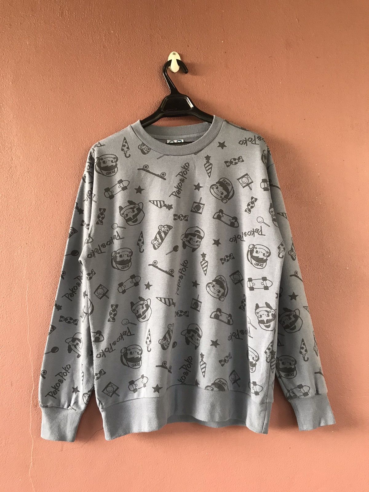 Anime peko & poko fullprints sweatshirt size LL