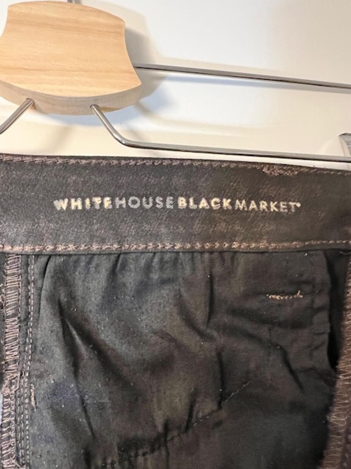 Other WHITE HOUSE BLACK MARKET High-Waisted Skinny Jeans Size 27" / US 4 / IT 40 - 6 Thumbnail