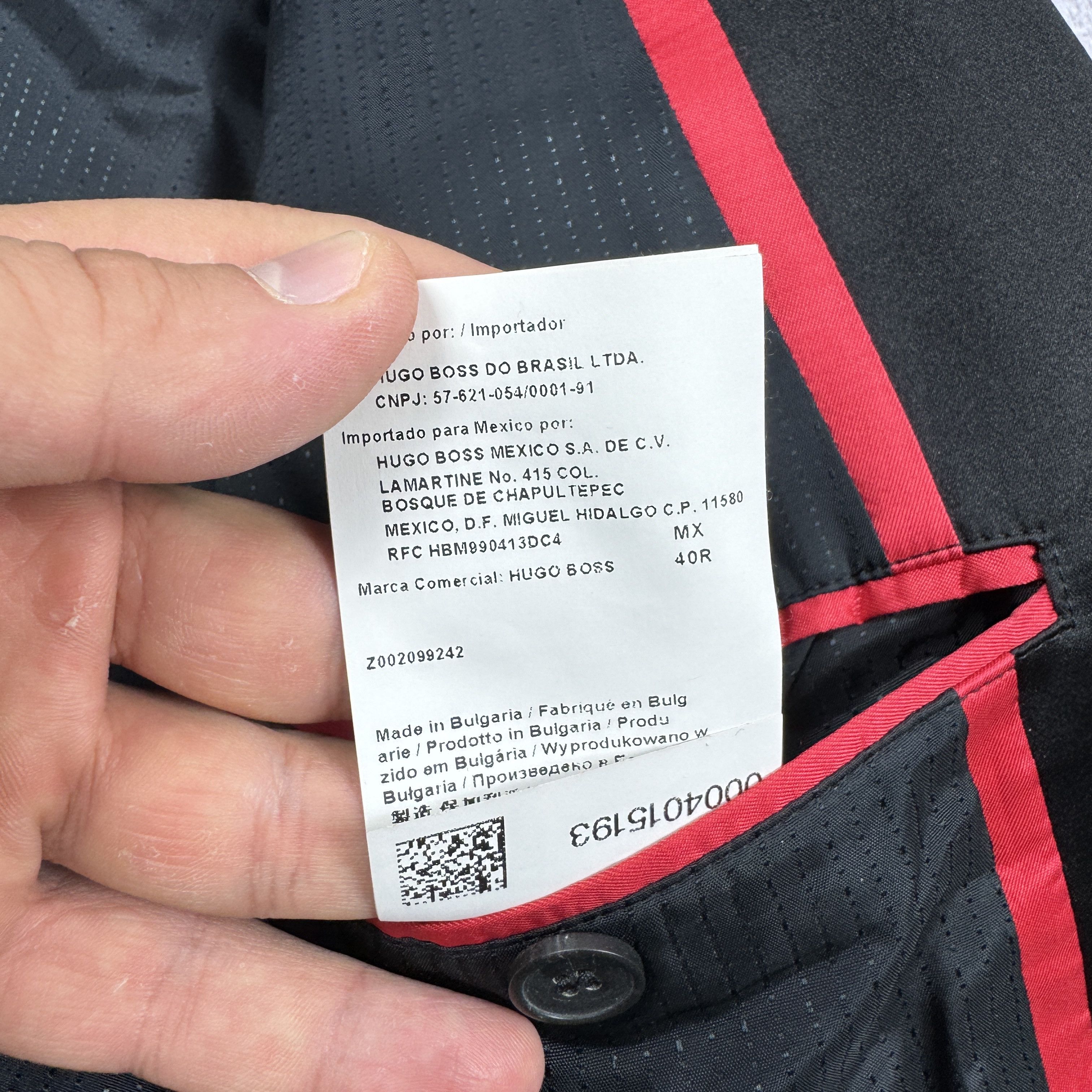 Hugo Boss Men`s HUGO BOSS Alko/Heise Black Shiny Slim Fit Suit Size 50 Size 40R - 13 Thumbnail