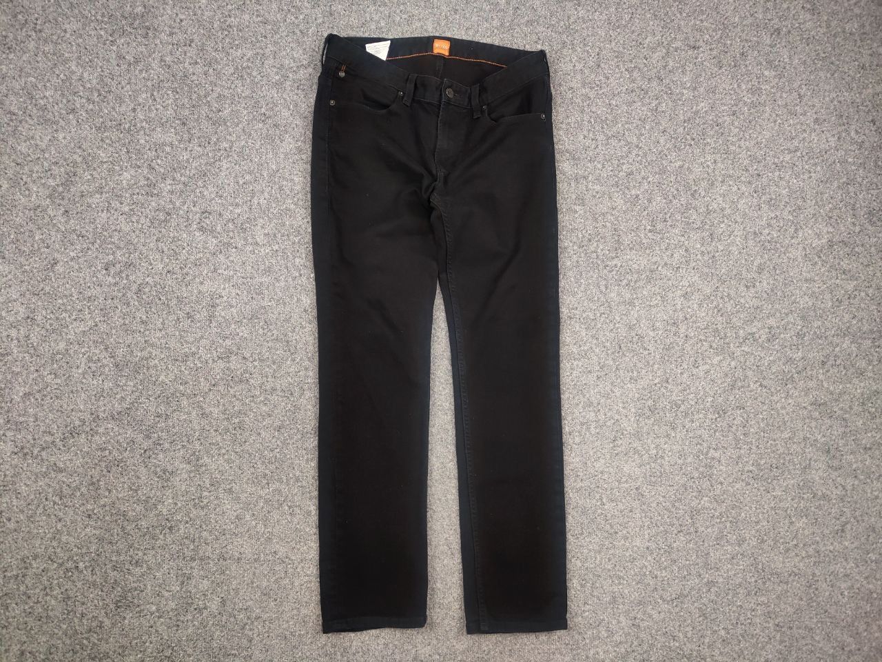 Hugo Boss Hugo Boss Orange 63 Noir Black Slim fit Tapered Denim Jeans Size US 32 / EU 48 - 2 Thumbnail