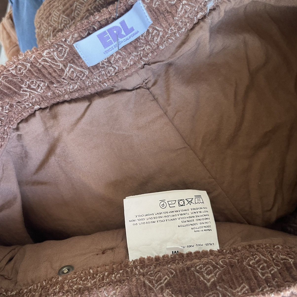 ERL NEW ERL Corduroy Embossed Pants Size US 31 - 7 Thumbnail