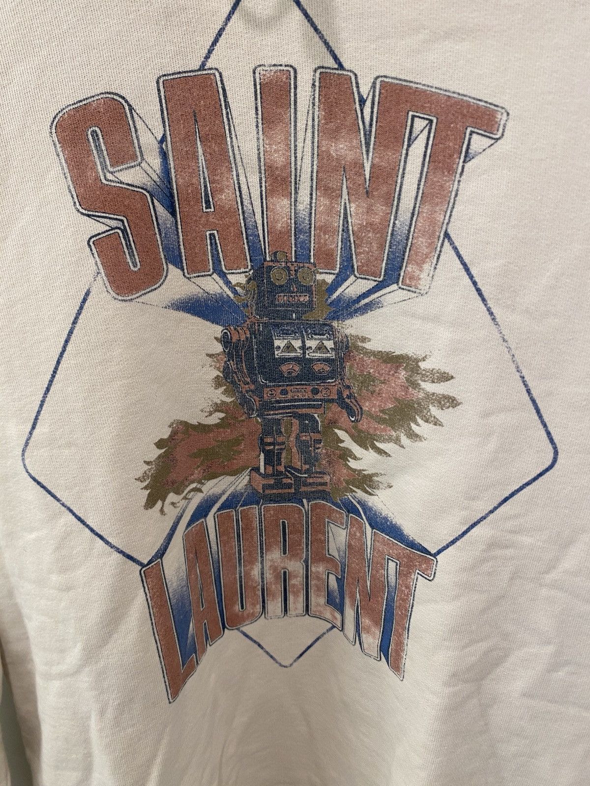 Saint Laurent Paris Saint Laurent Robot Hoodie Size US M / EU 48-50 / 2 - 2 Thumbnail