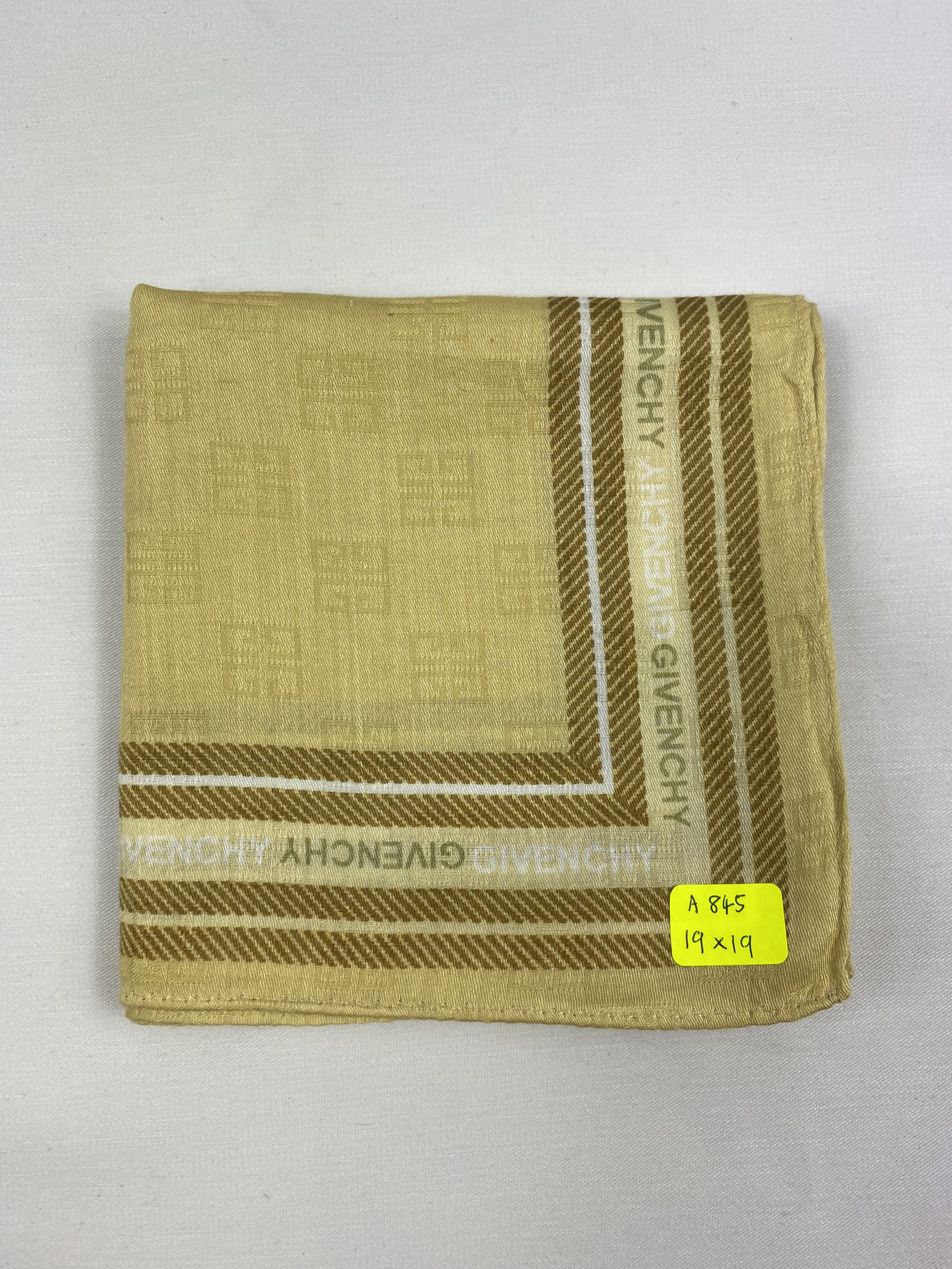 Vintage Givenchy Monogram Handkerchief / Bandana / Neckerchief Size ONE SIZE - 7 Thumbnail