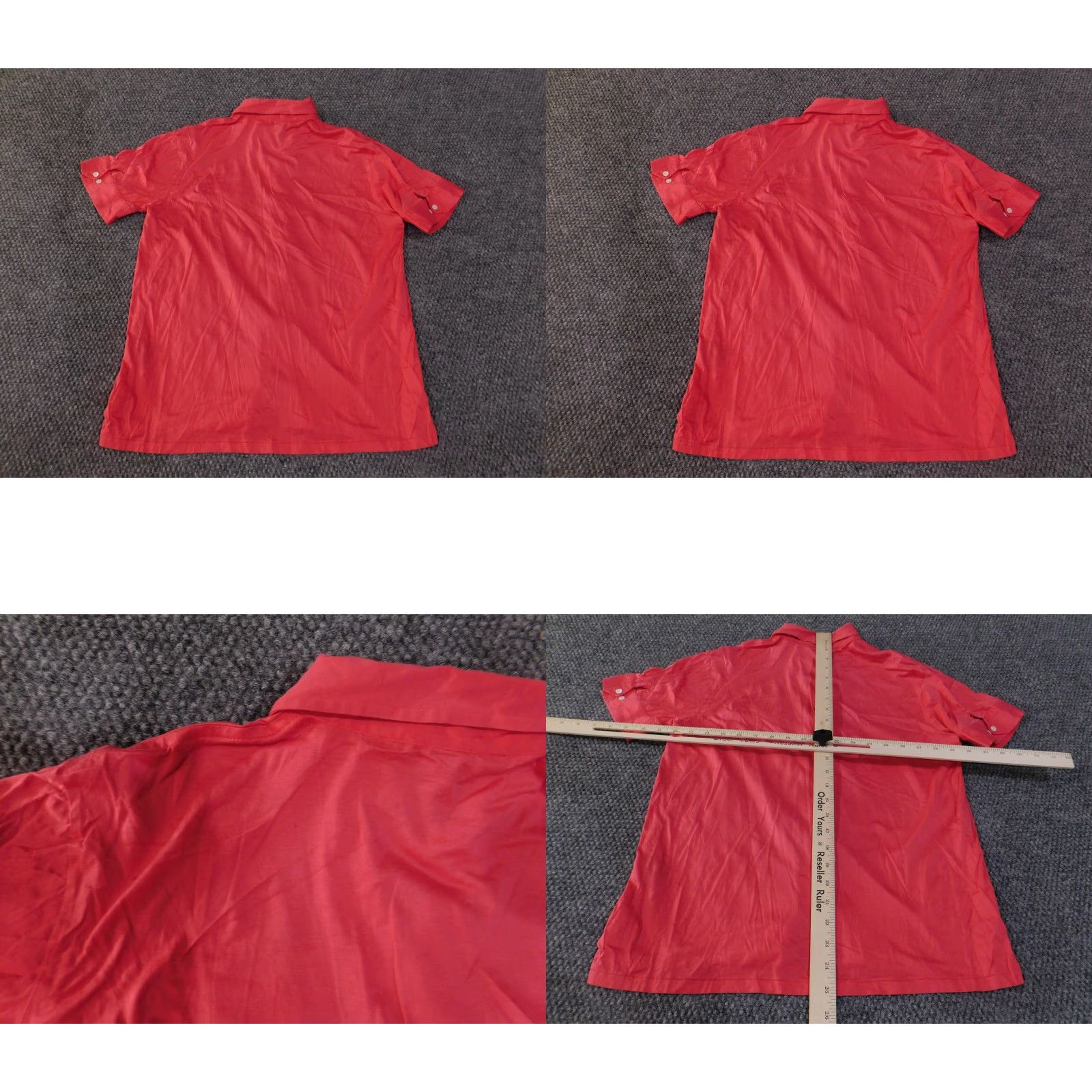 Ralph Lauren Ralph Lauren Golf Shirt Mens M Red Short Sleeve Button Front Pocket Cotton Size US M / EU 48-50 / 2 - 9 Thumbnail
