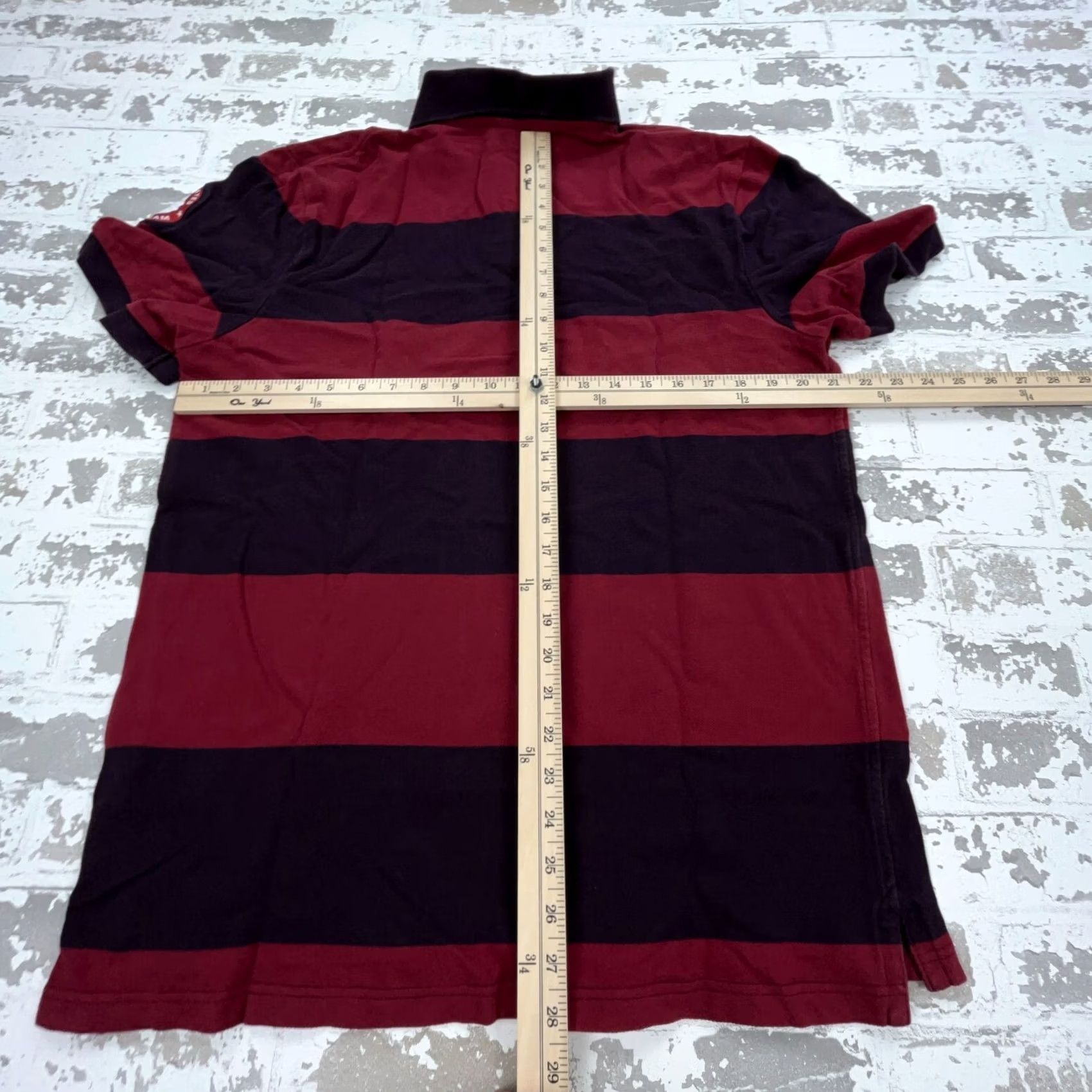 Nike Nike Polo Shirt Men XL Red Purple Striped Colorblock USA Paralympic Team Rugby Size US XL / EU 56 / 4 - 7 Thumbnail