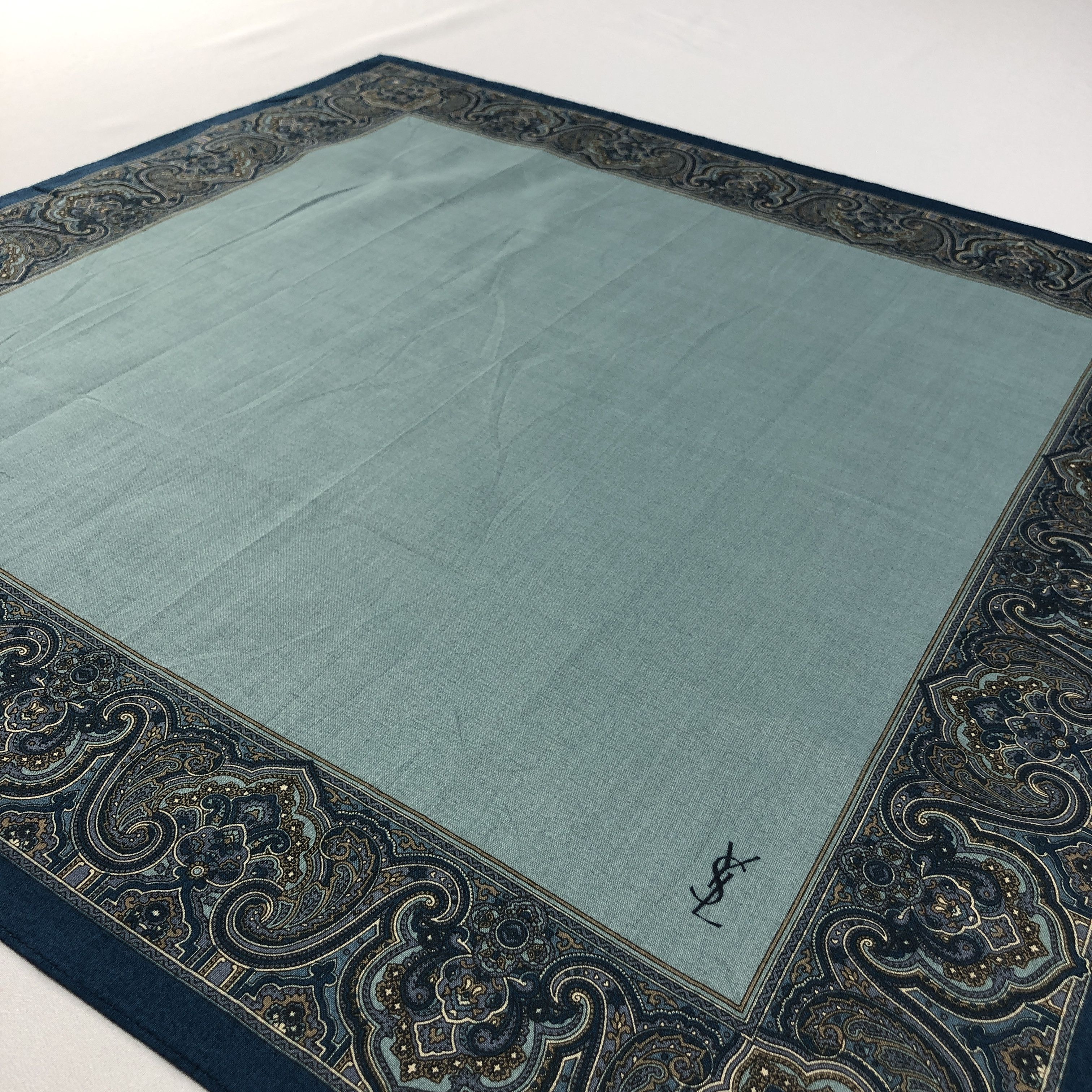 Yves Saint Laurent YSL Handkerchief Neckerchief Bandana H2923 Size ONE SIZE - 2 Thumbnail