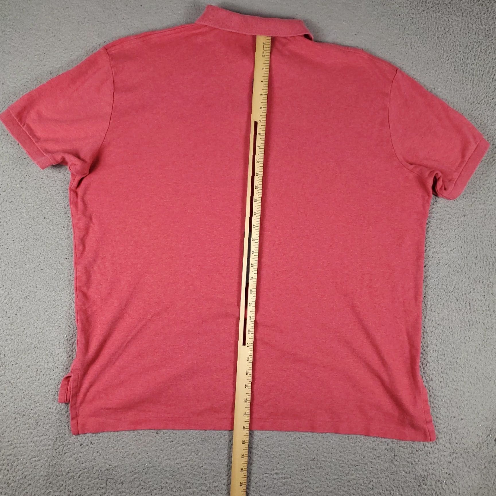 Ralph Lauren Ralph Lauren Polo Shirt Mens 2XL Red Casual Short Sleeve Woven Activewear Size US XXL / EU 58 / 5 - 3 Thumbnail