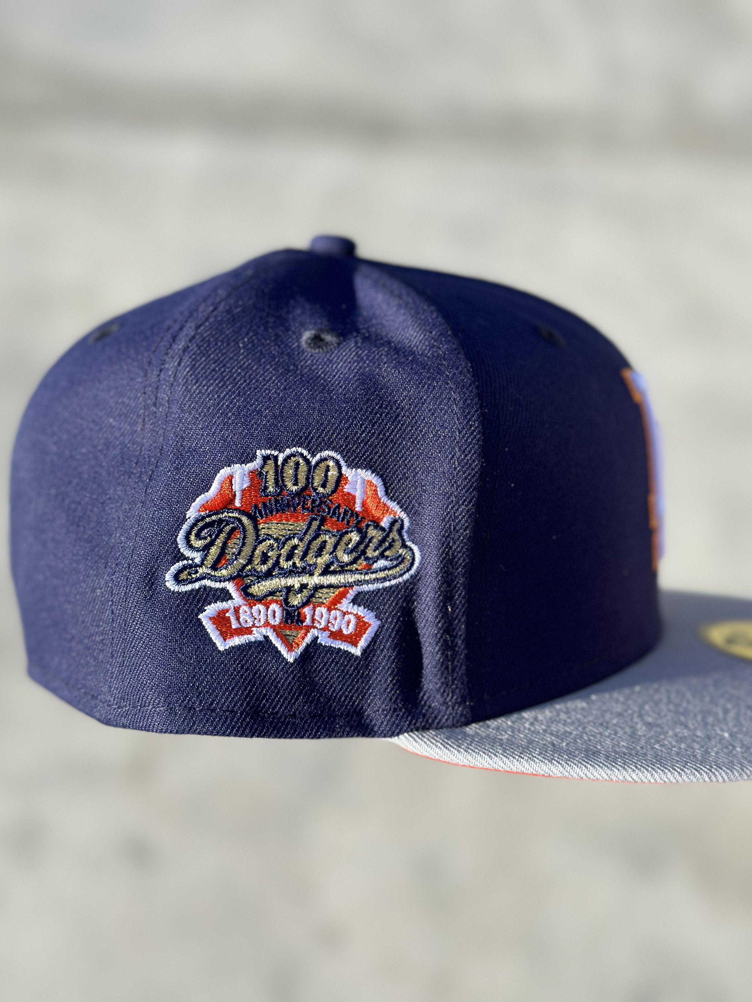 Hat Club 7 1/4 LA Dodgers 100th Anniversary Fitted Size ONE SIZE - 2 Thumbnail