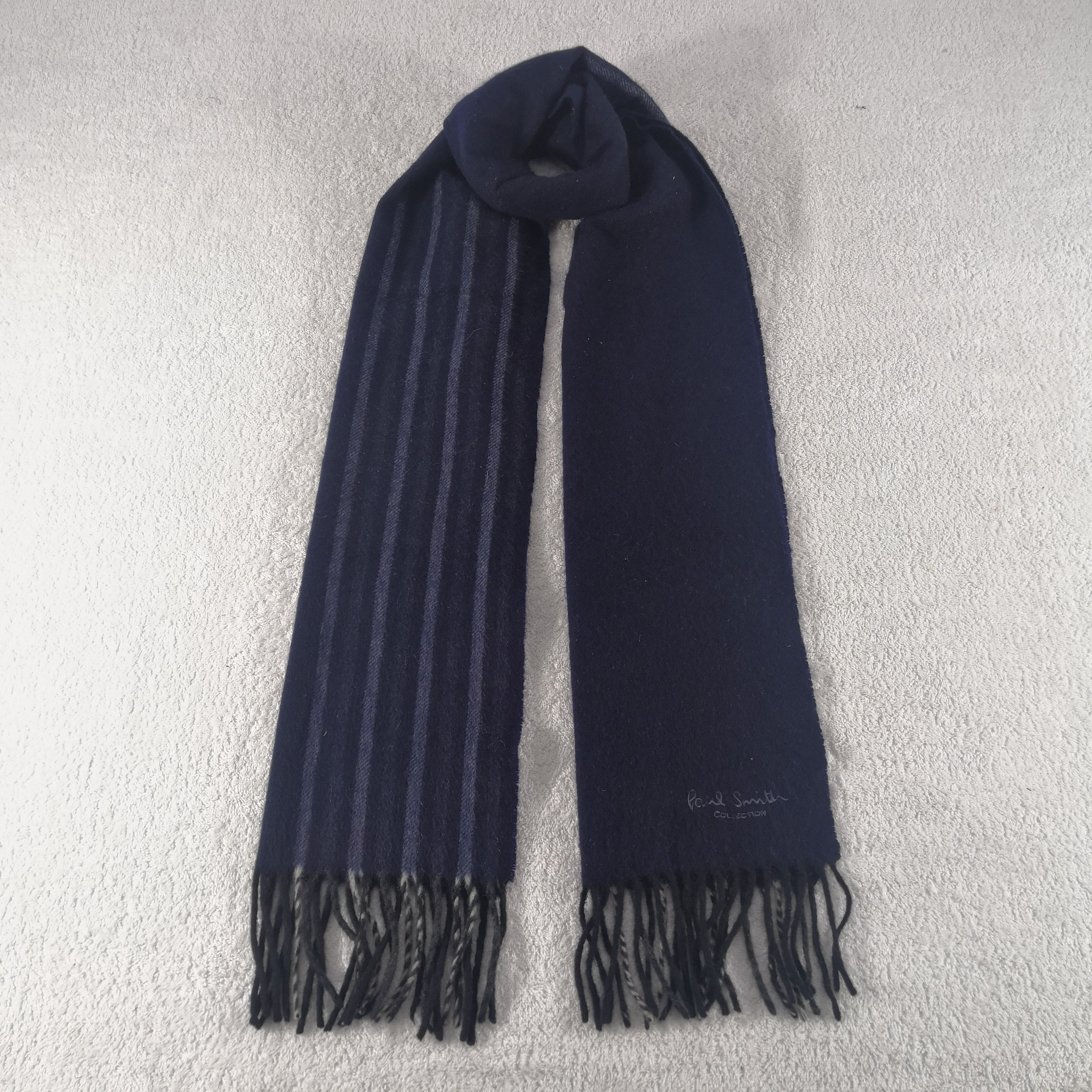 Paul Smith Vintage Paul Smith Scarf Fringe Cashmere Winter Scarves . Size ONE SIZE - 1 Thumbnail