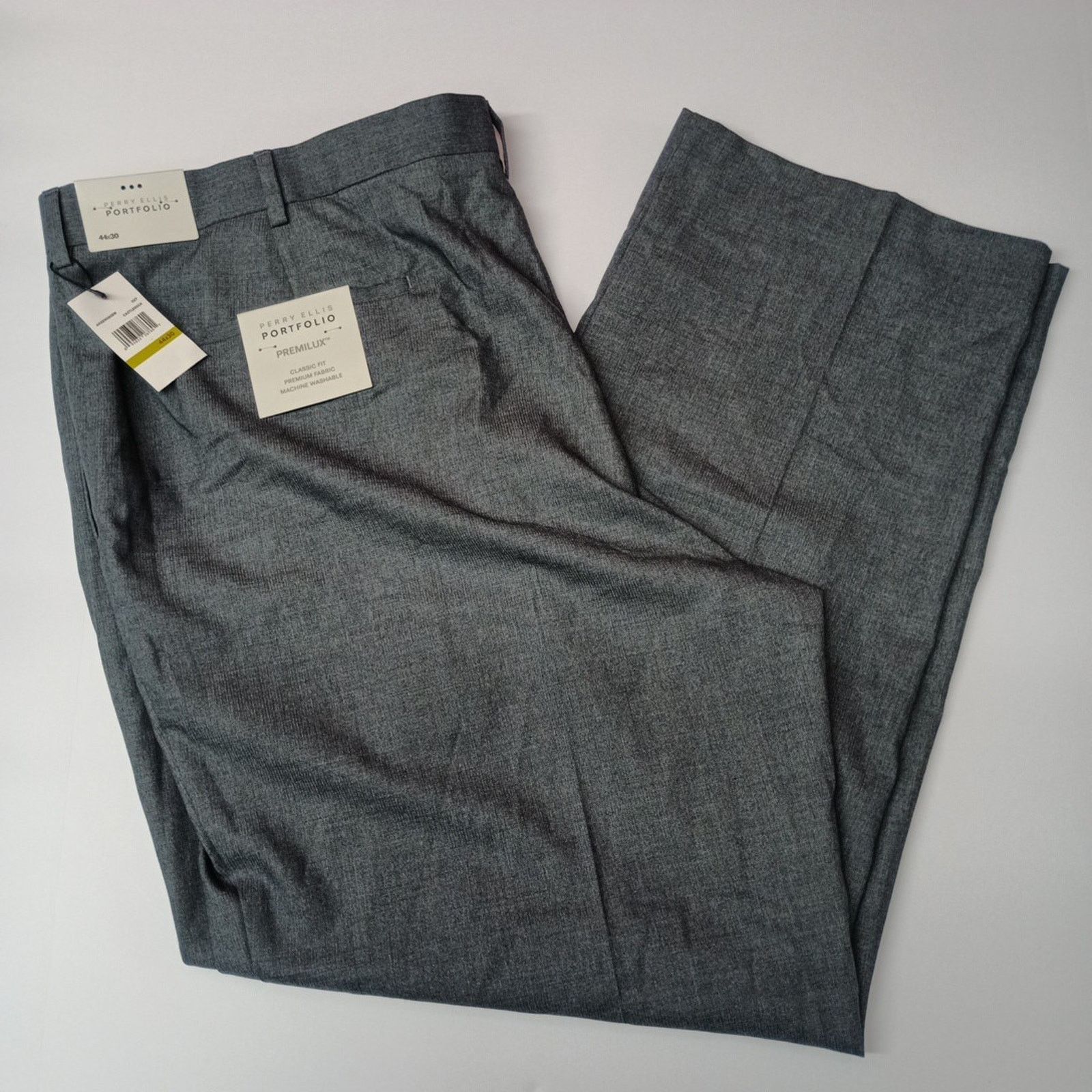 Perry Ellis Perry Ellis Portfolio Premilux Dress Pant Men's 44x30 Gray |  Grailed