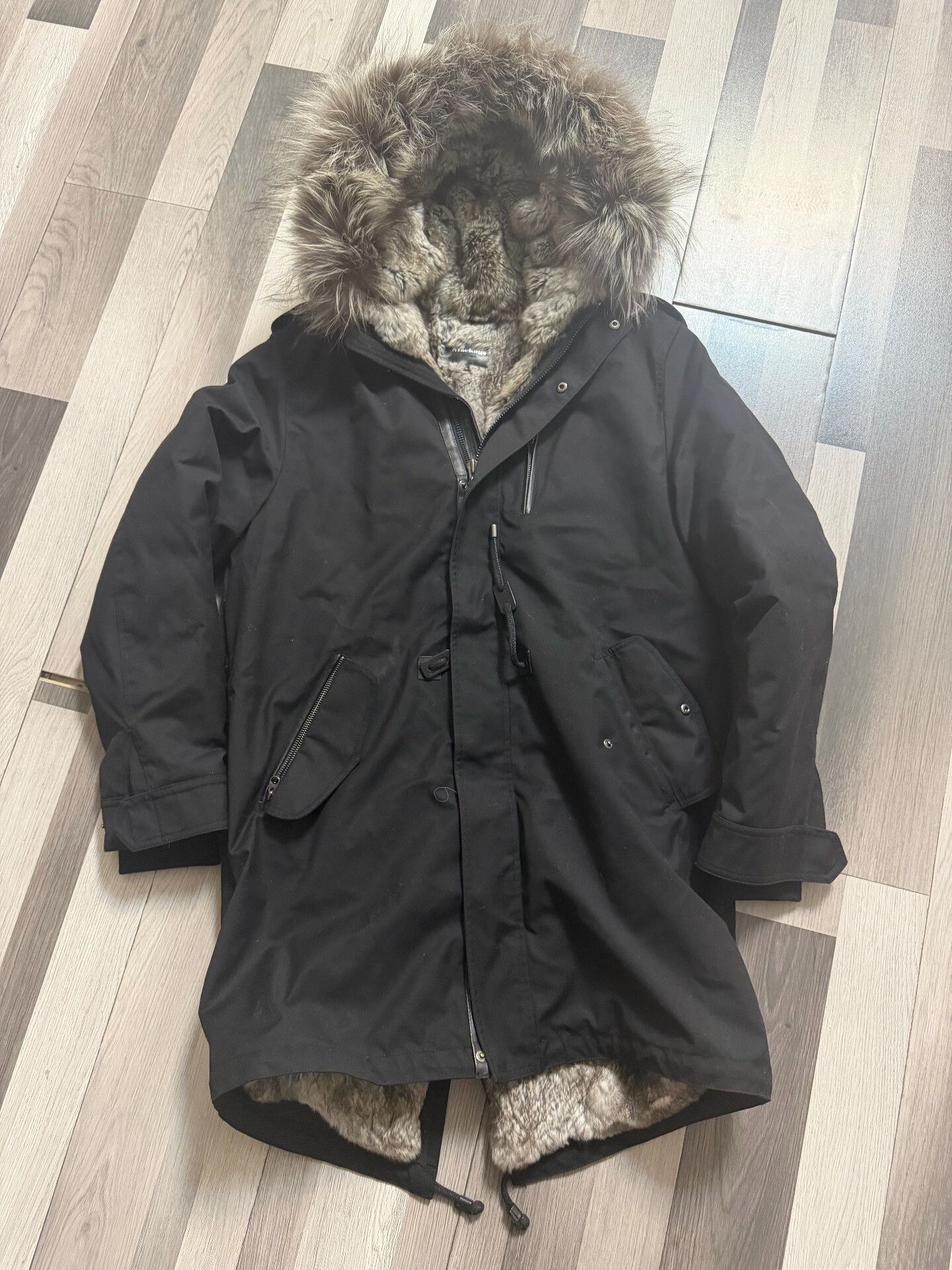 Mackage Mackage Parka Coat with Rabbit Fur Lining Size S / US 4 / IT 40 - 1 Thumbnail