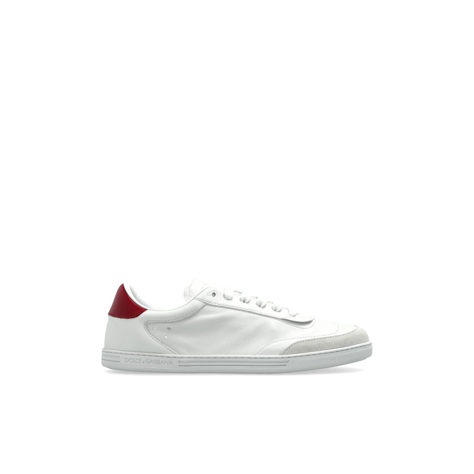 DOLCE&GABBANA Saint Tropez White Leather Sports Sneakers New