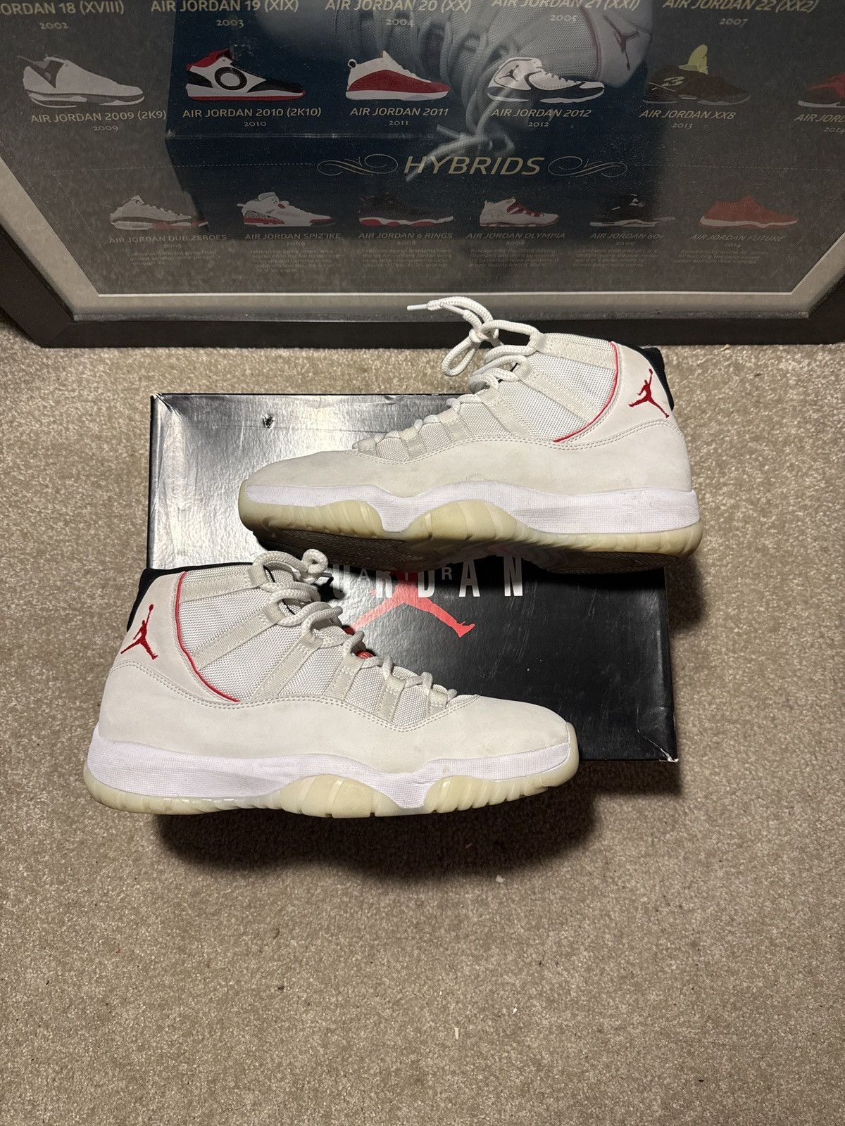 Jordan Brand Jordan 11 Retro Platinum Tint Size US 11.5 / EU 44-45 - 1 Thumbnail