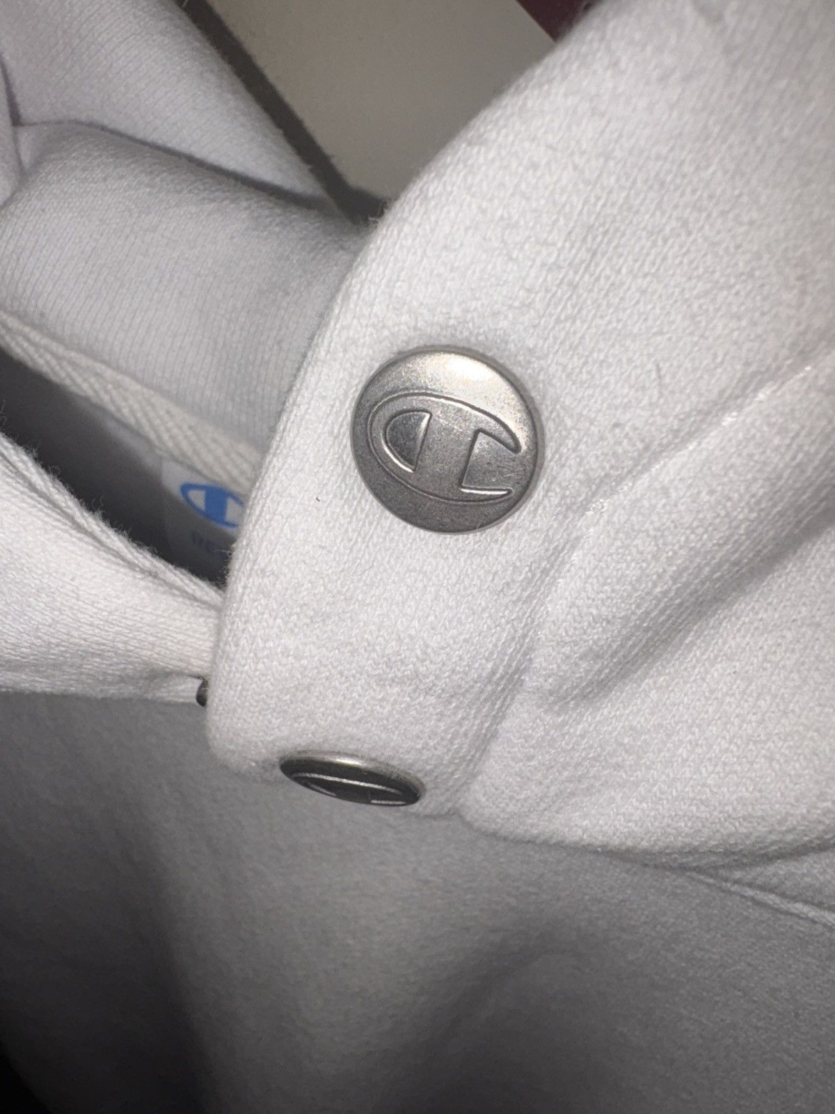 Champion Champion Reverse Weave Snap Button Hoodie - White - Size M Size US M / EU 48-50 / 2 - 4 Thumbnail