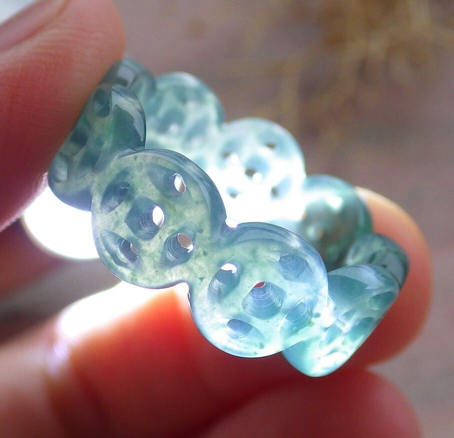 Other 108635 VS Certified Jadeite Jade Ring OLD Money Circle NO.9 Size ONE SIZE - 8 Thumbnail