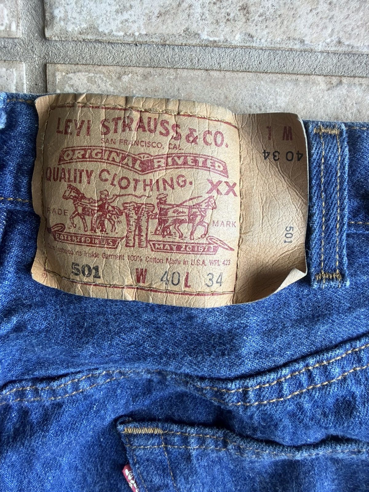 Levi's Vintage Levi 501s Size US 40 / EU 56 - 3 Thumbnail