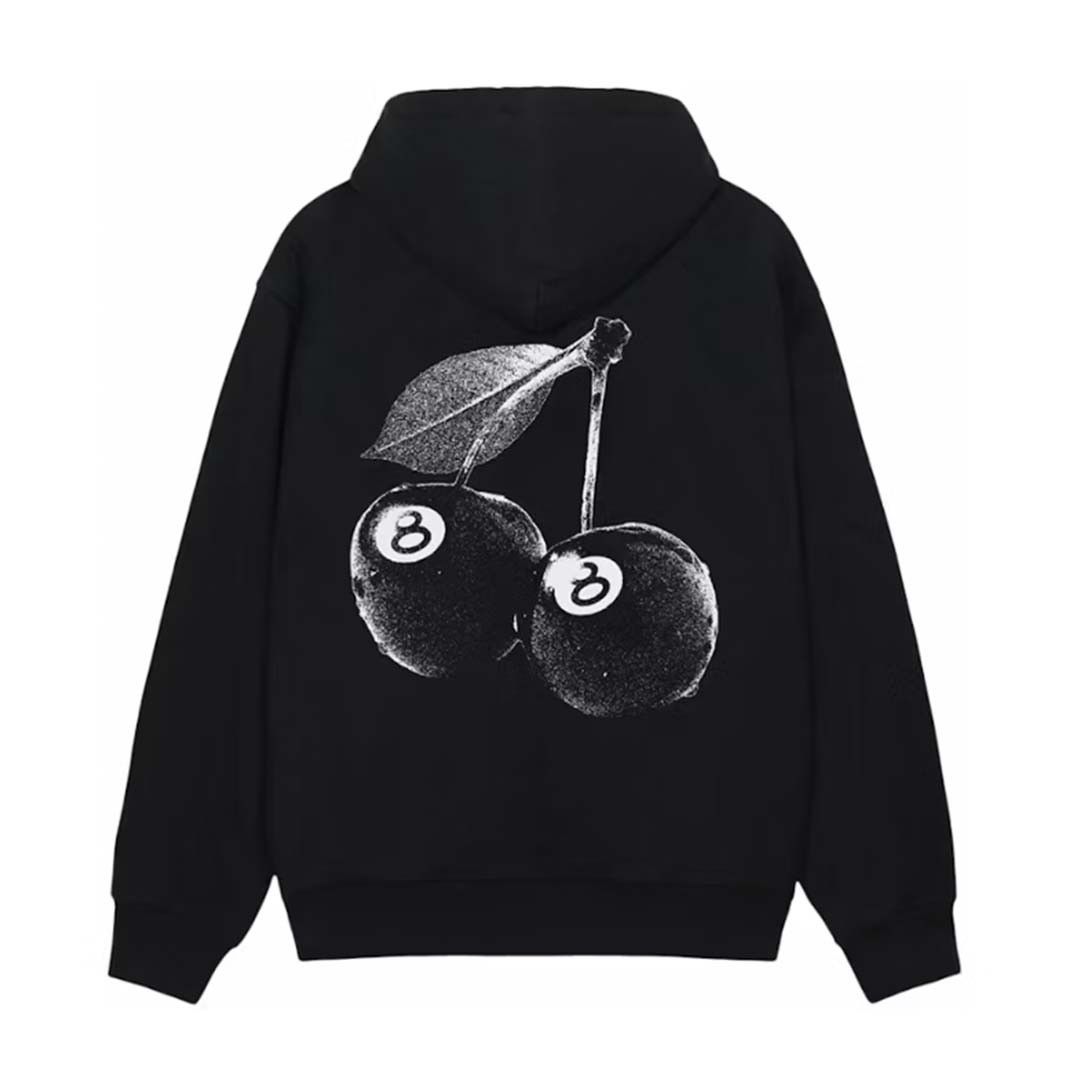Stussy Cherries Hoodie Black Size US L / EU 52-54 / 3 - 1 Thumbnail