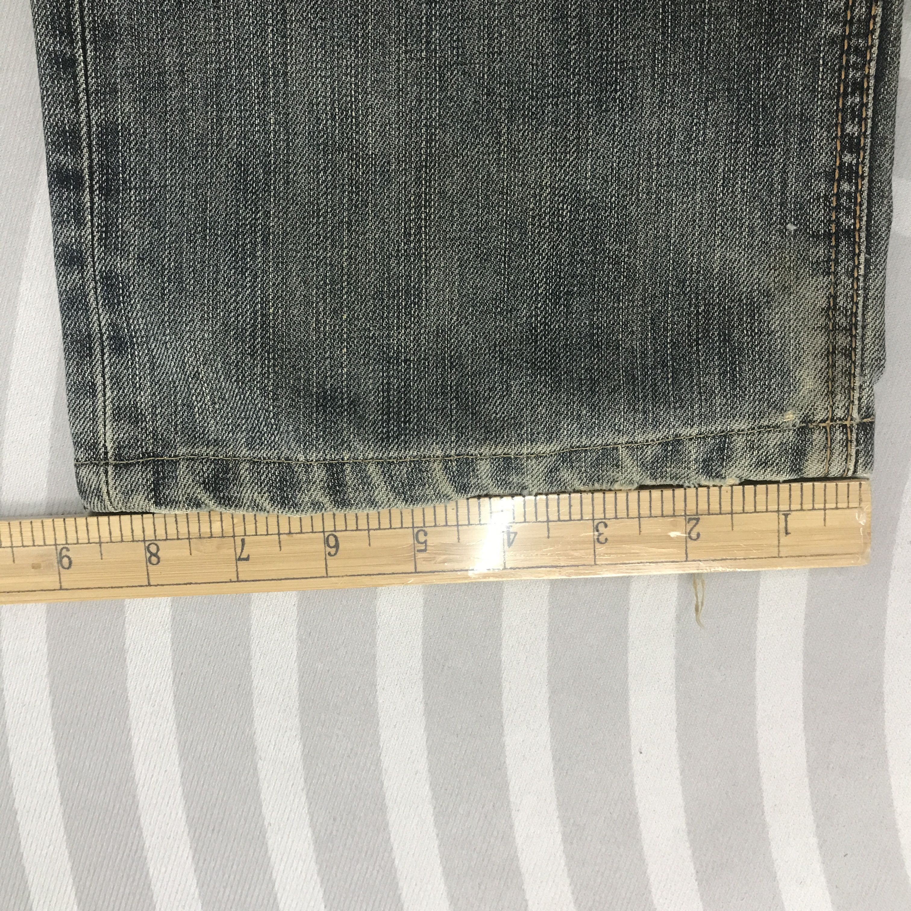 Edwin × Vintage Rusty Denim Edwin 503 Premium Distressed pants Size US 34 / EU 50 - 12 Thumbnail
