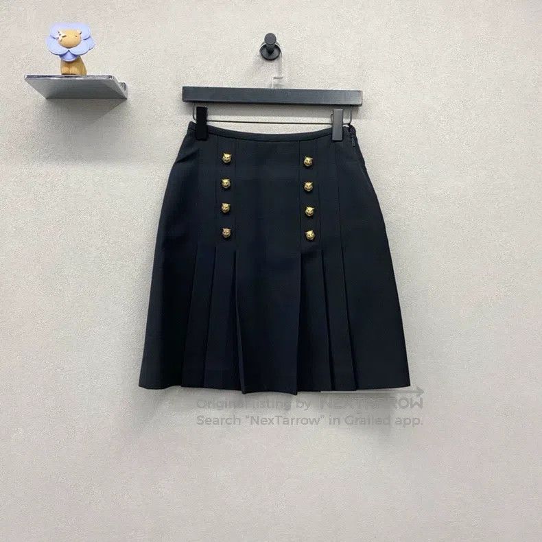 Gucci Gucci Black Little Lion Button Set Size XS / US 0-2 / IT 36-38 - 3 Thumbnail