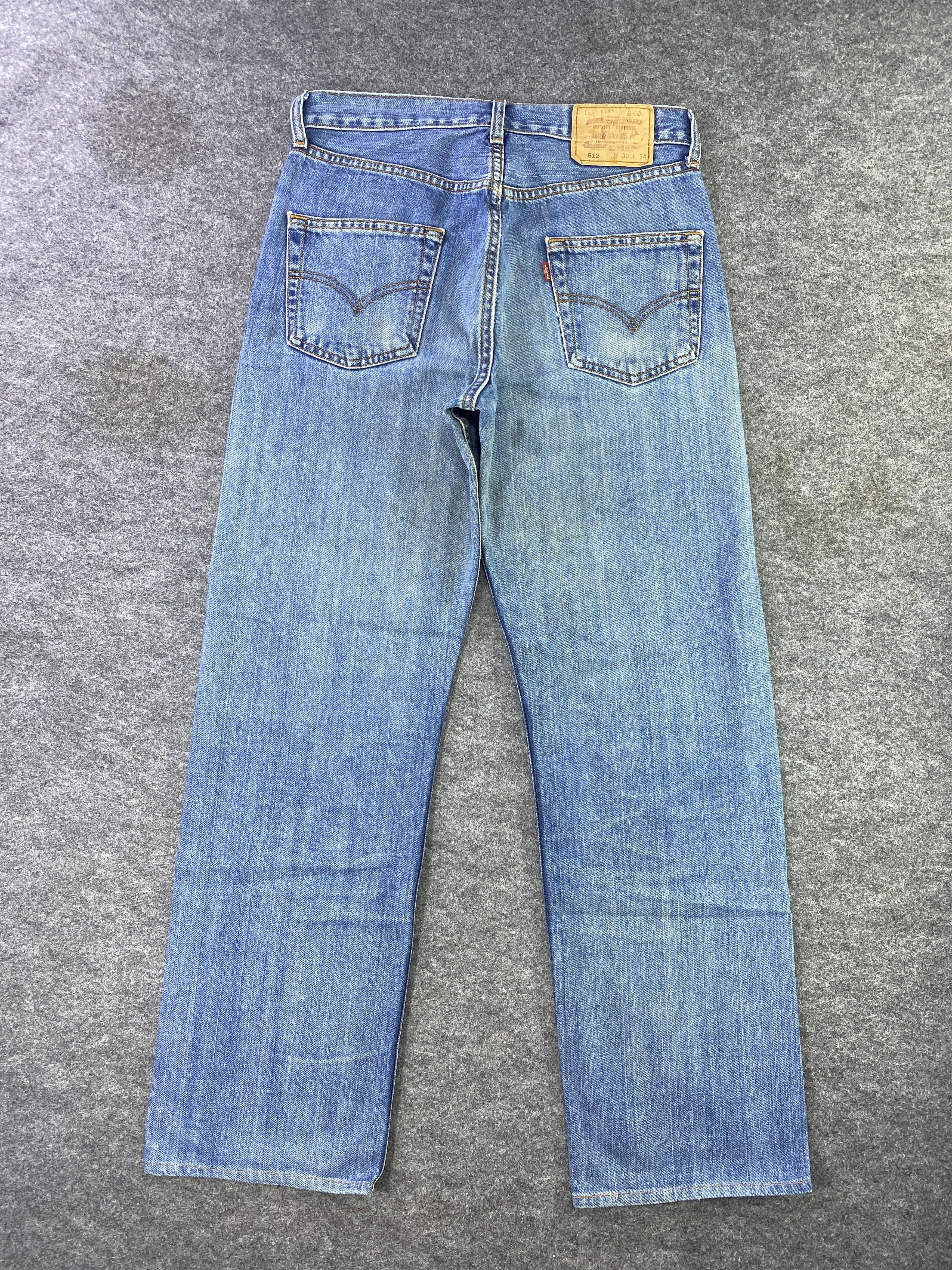 Levi's Vintage Levi's 512 Distresses Blue Wash Jeans - J872 Size US 30 / EU 46 - 3 Thumbnail
