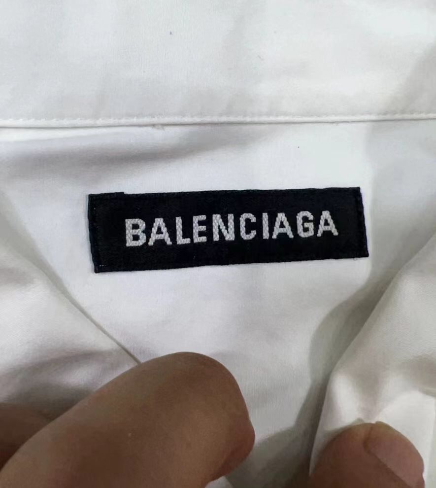Balenciaga Balenciaga Embroidered Wave Shirt 2410-Nextarrow Size US XXS / EU 40 - 5 Thumbnail