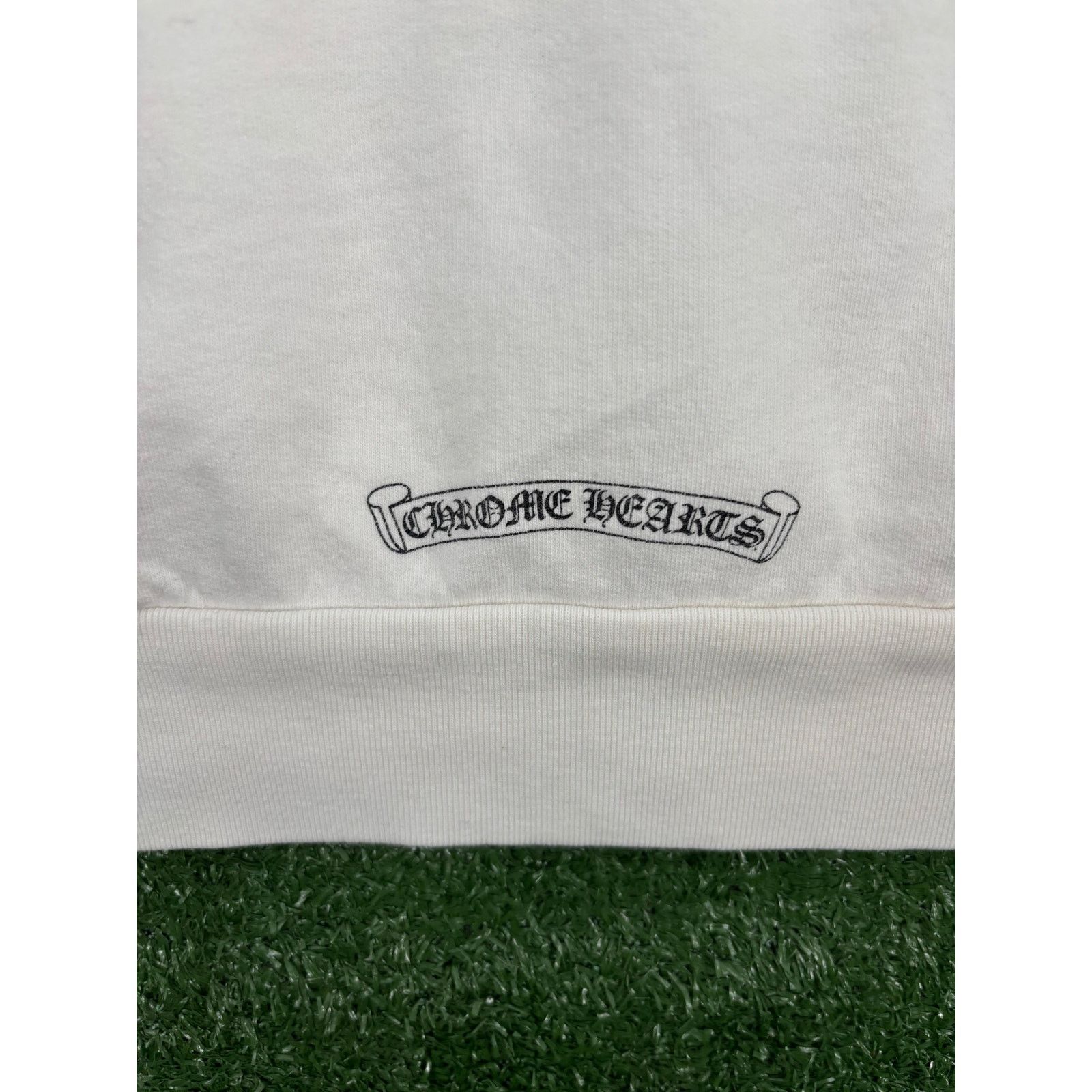 Chrome Hearts Chrome Hearts "F You' T-Bar Logo White Zip-Up Hoodie Size LG Size US L / EU 52-54 / 3 - 5 Thumbnail