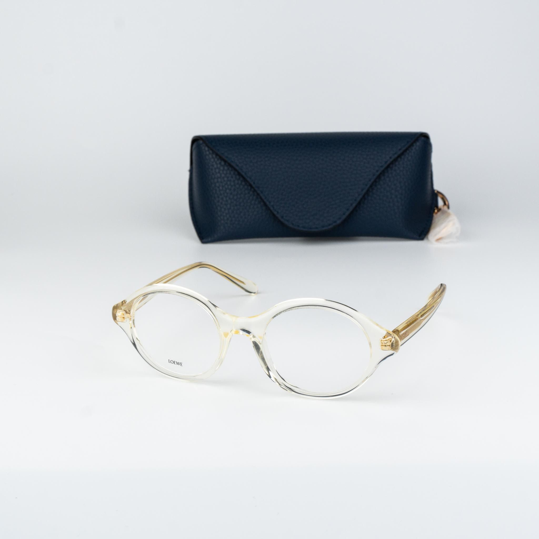 Loewe Loewe SLIM Women Eyeglasses Round LW50098I 057 NEW AUTHENTIC Size ONE SIZE - 1 Thumbnail