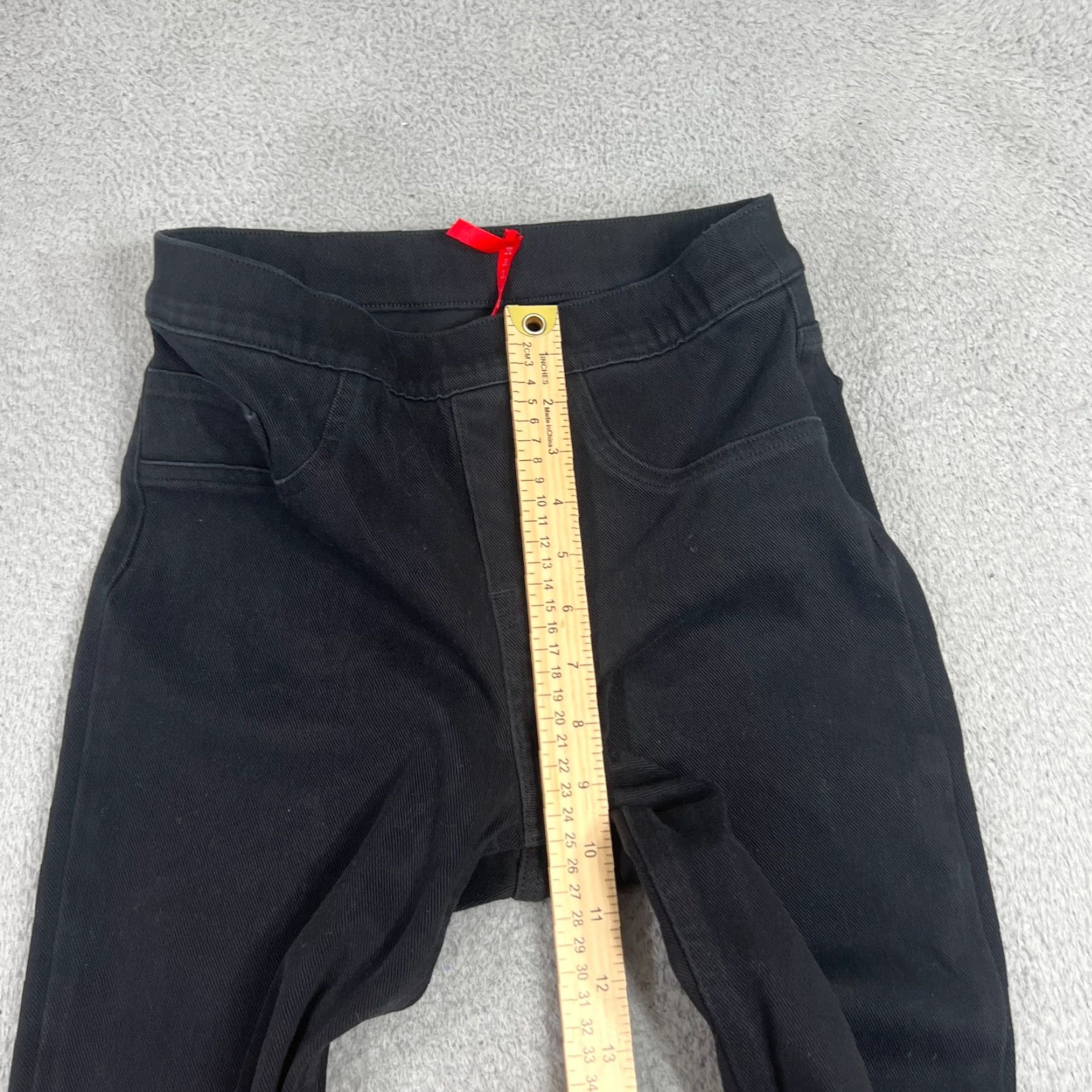 Spanx VINTAGE Spanx Women's Leggings S Black Ankle Slimming Comfort Jeggings 20018R Size 28" / US 6 / IT 42 - 4 Thumbnail