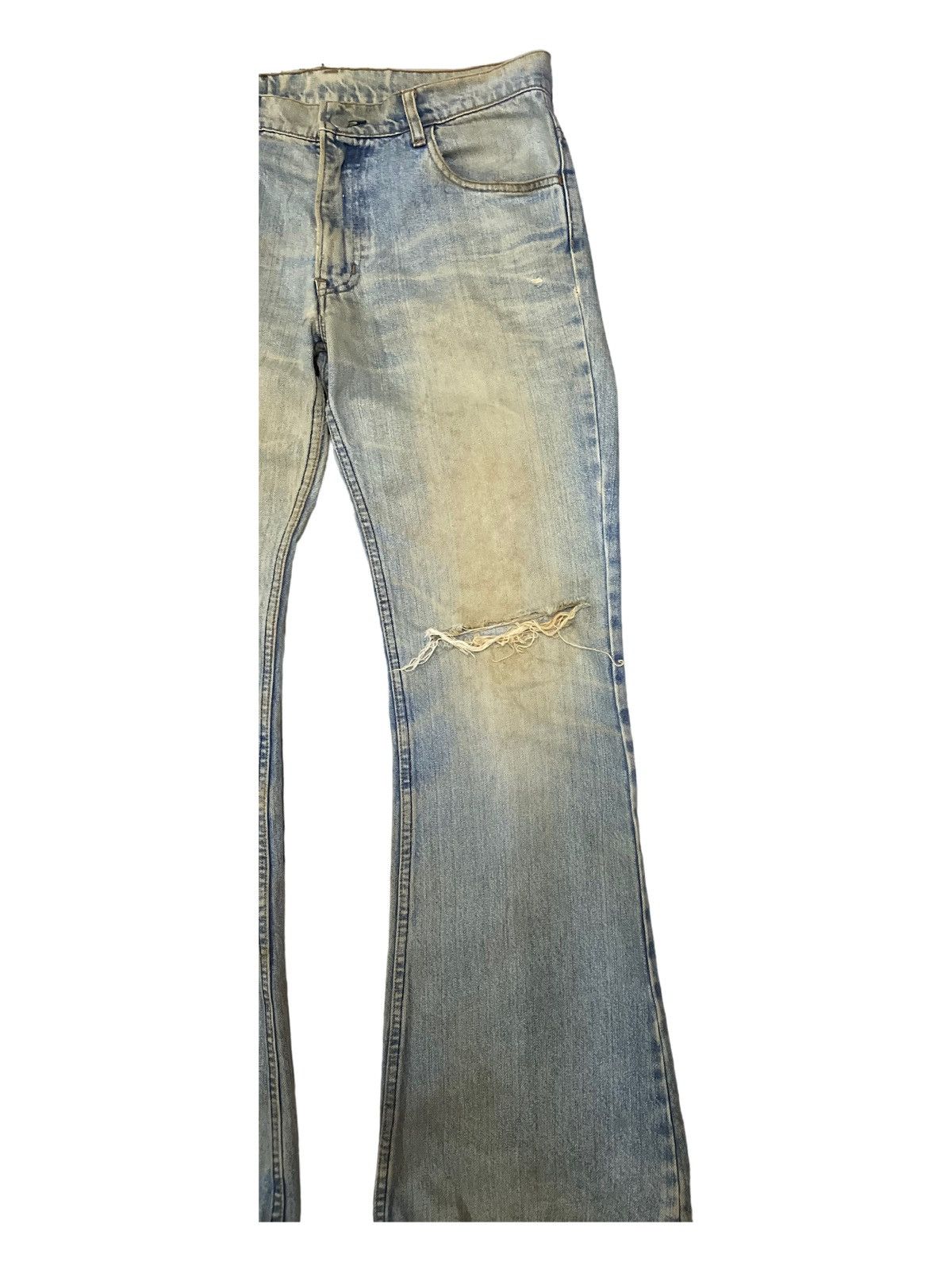 Blue Blue Japan Vintage Blue Blue Japan Mudwash Flare Denim Size US 31 - 5 Thumbnail