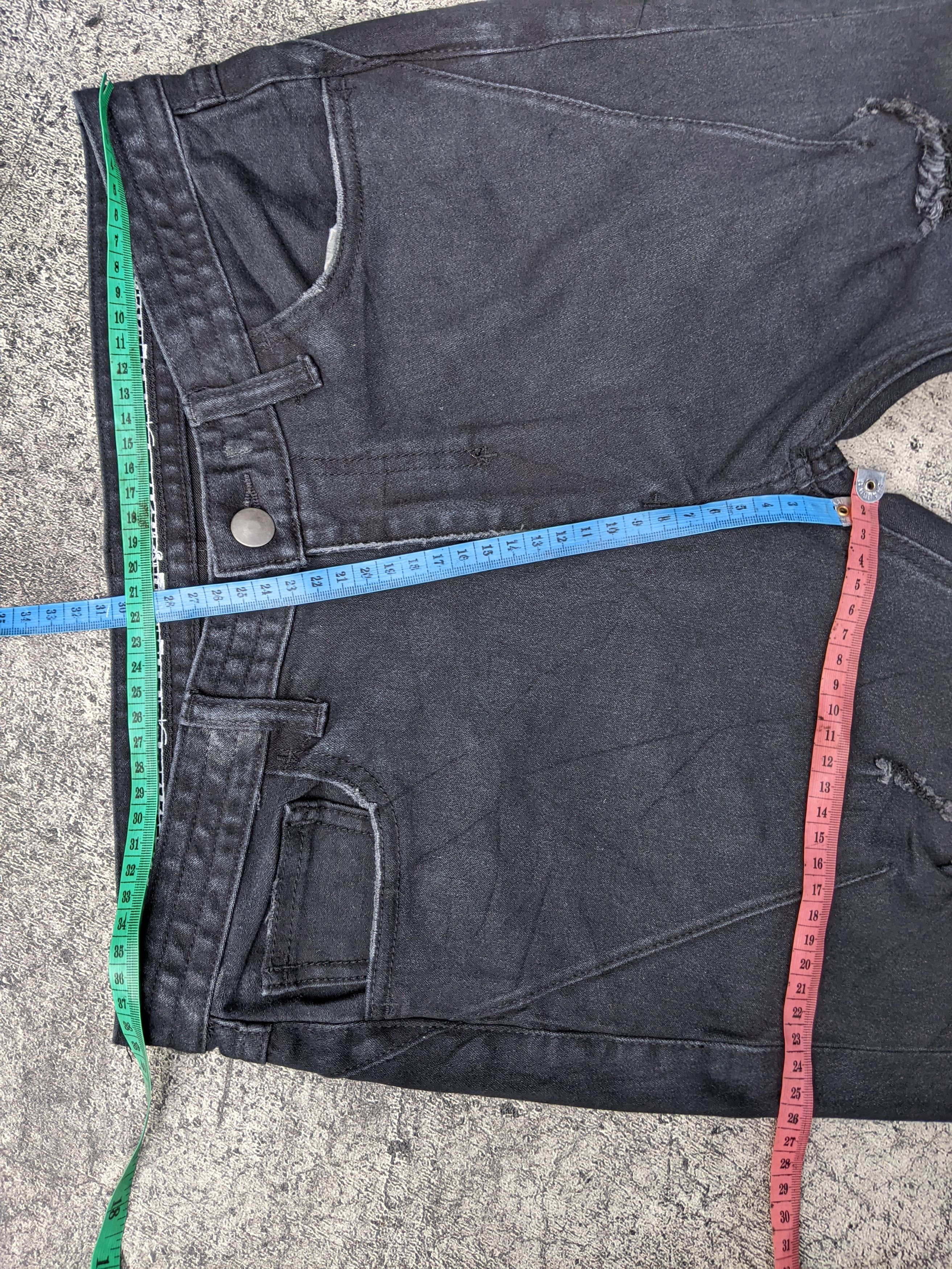 Number (N)ine Distressed Skinny Iconic Logo Size US 28 / EU 44 - 13 Thumbnail