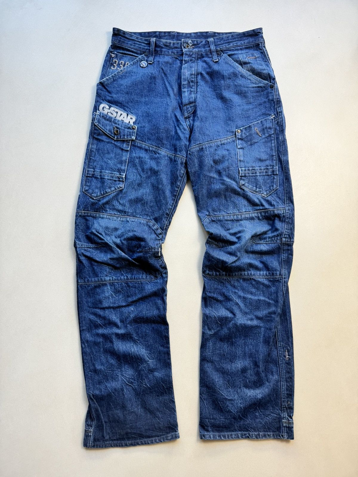 G Star Cargo Denim Pocket Pants